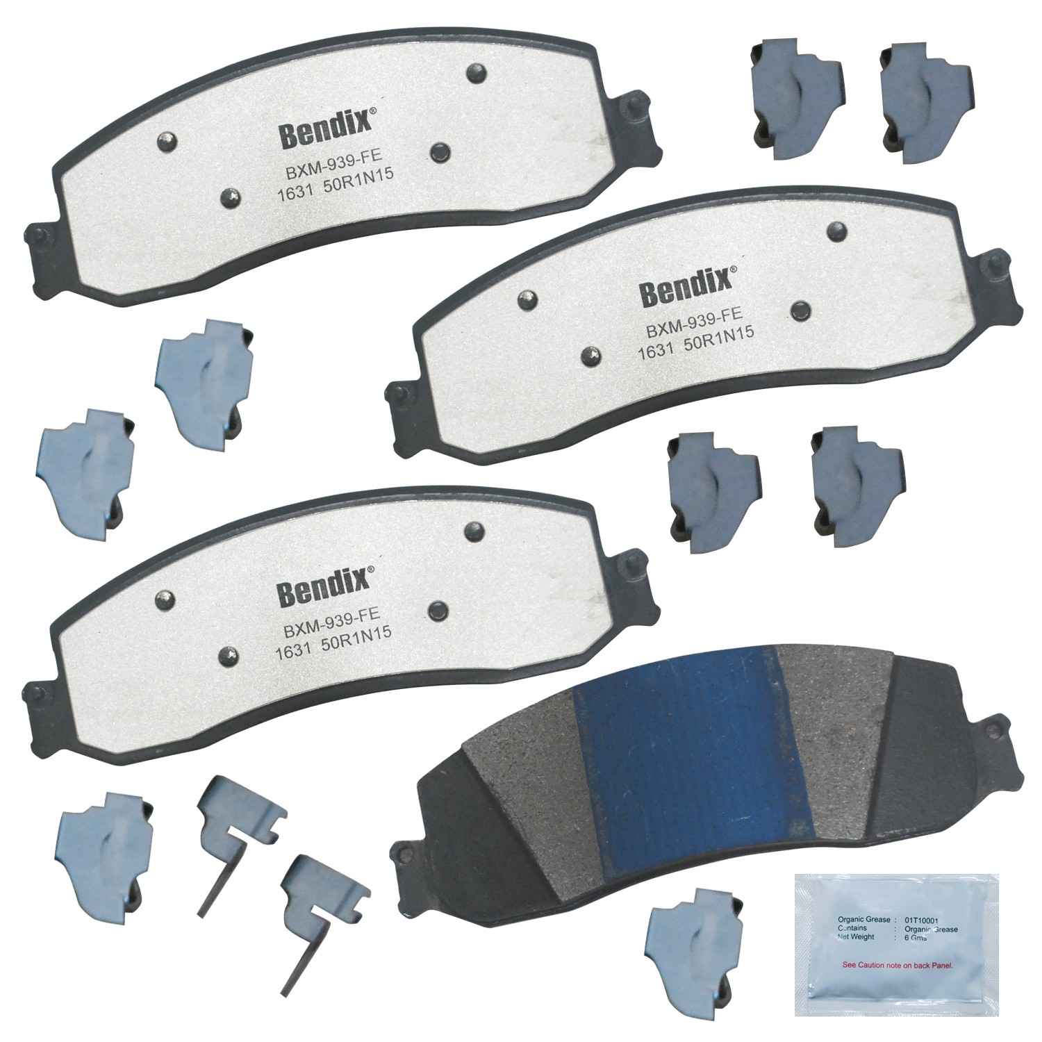 BENDIX FLEET METLOK Disc Brake Pad Set MKD1631FM