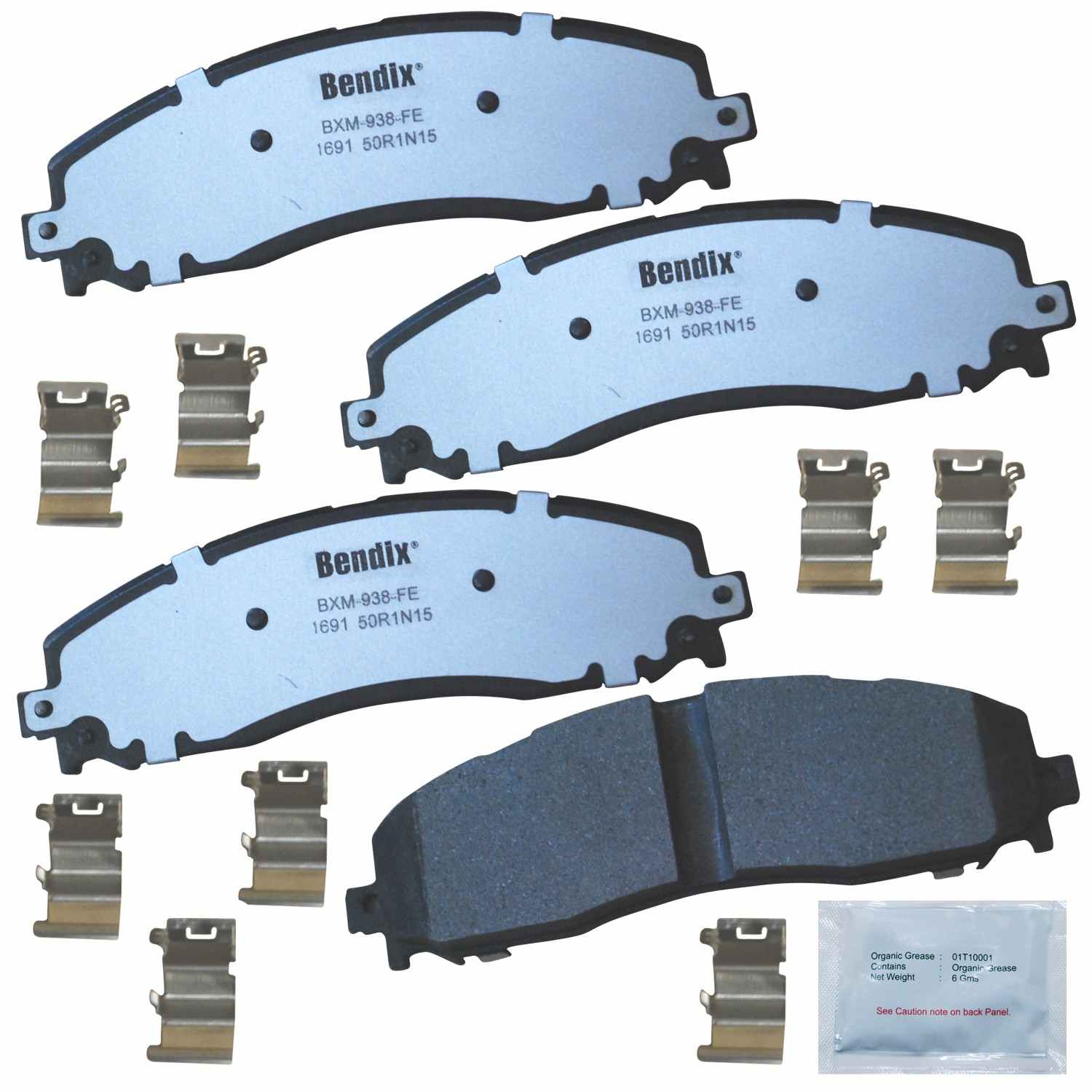 BENDIX FLEET METLOK Disc Brake Pad Set MKD1691FM