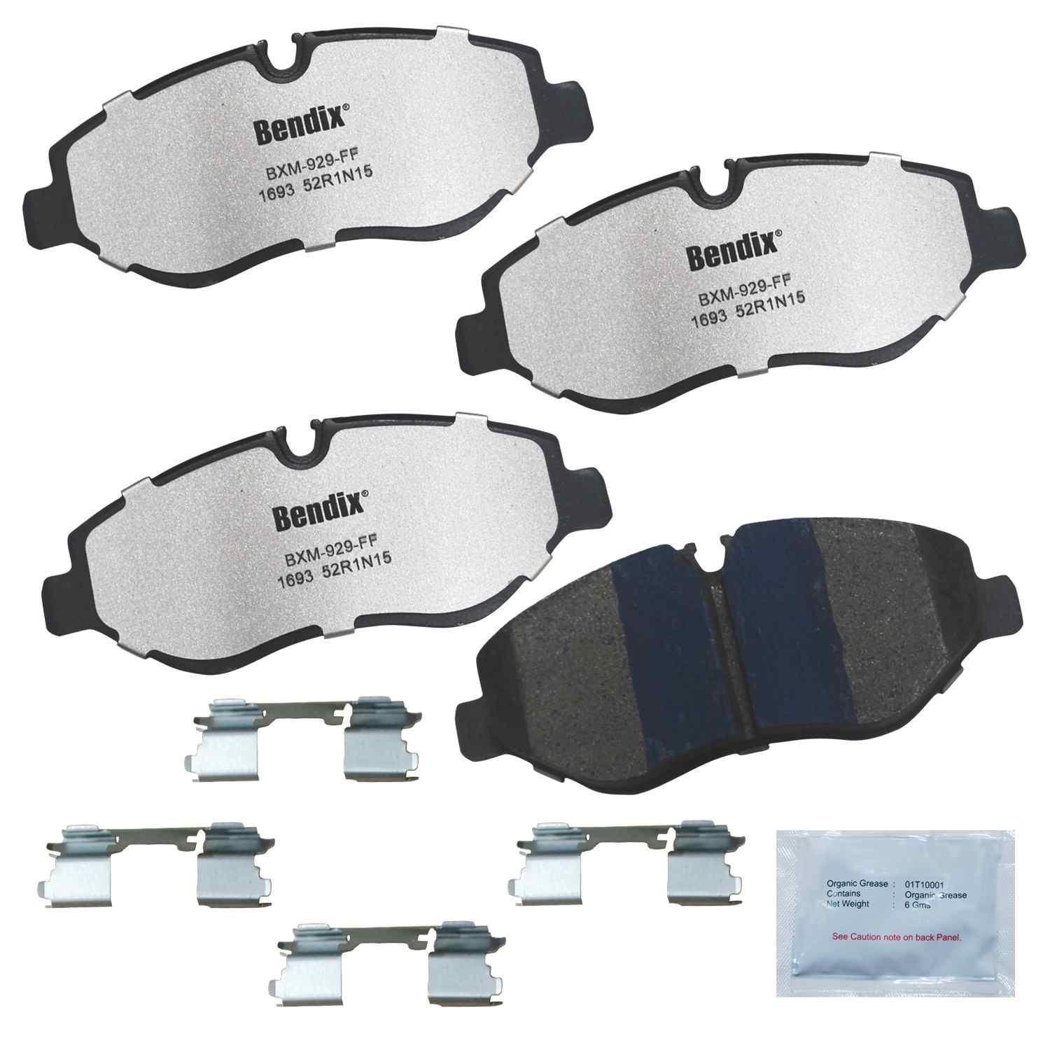 BENDIX FLEET METLOK Disc Brake Pad Set MKD1693FM