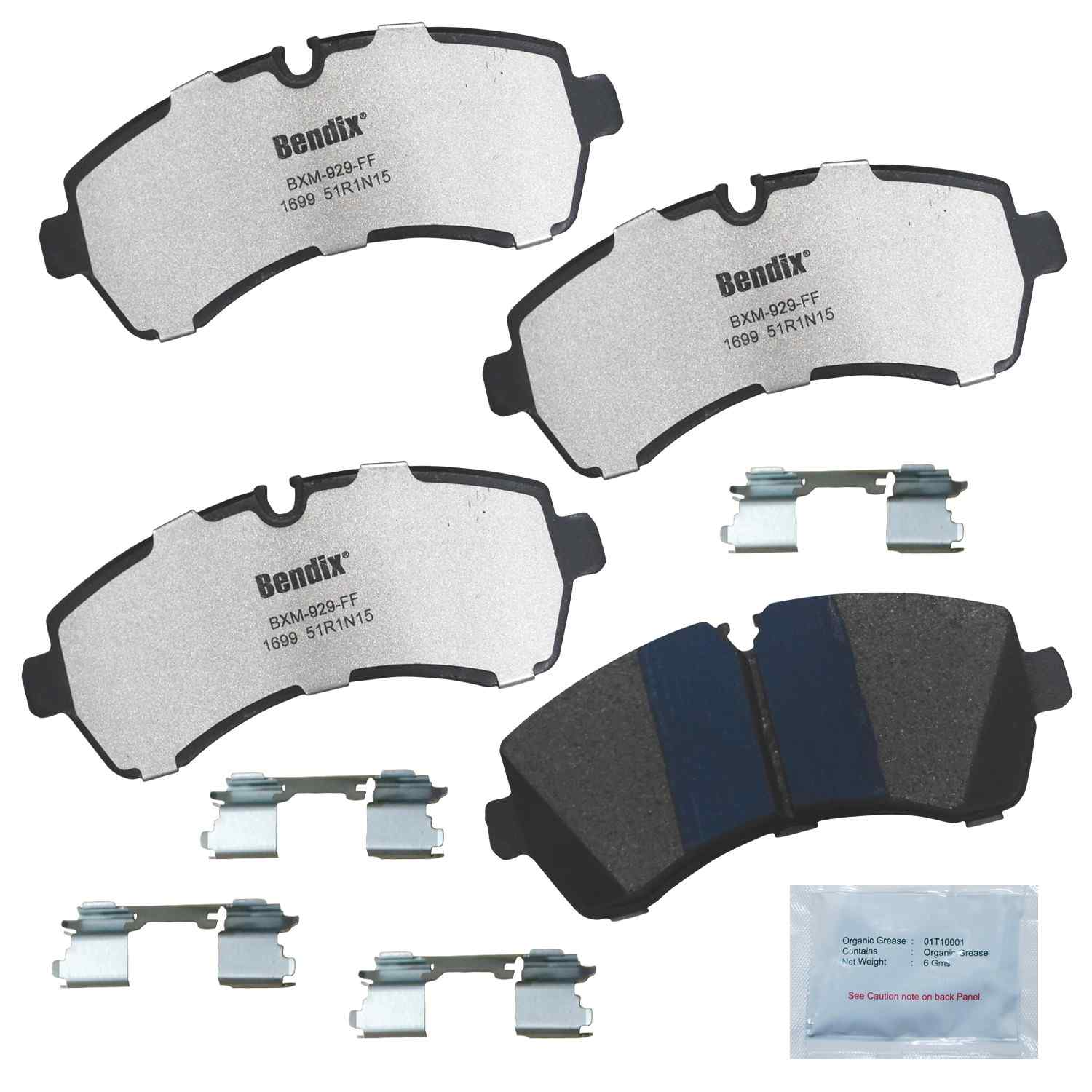 BENDIX FLEET METLOK Disc Brake Pad Set MKD1699FM