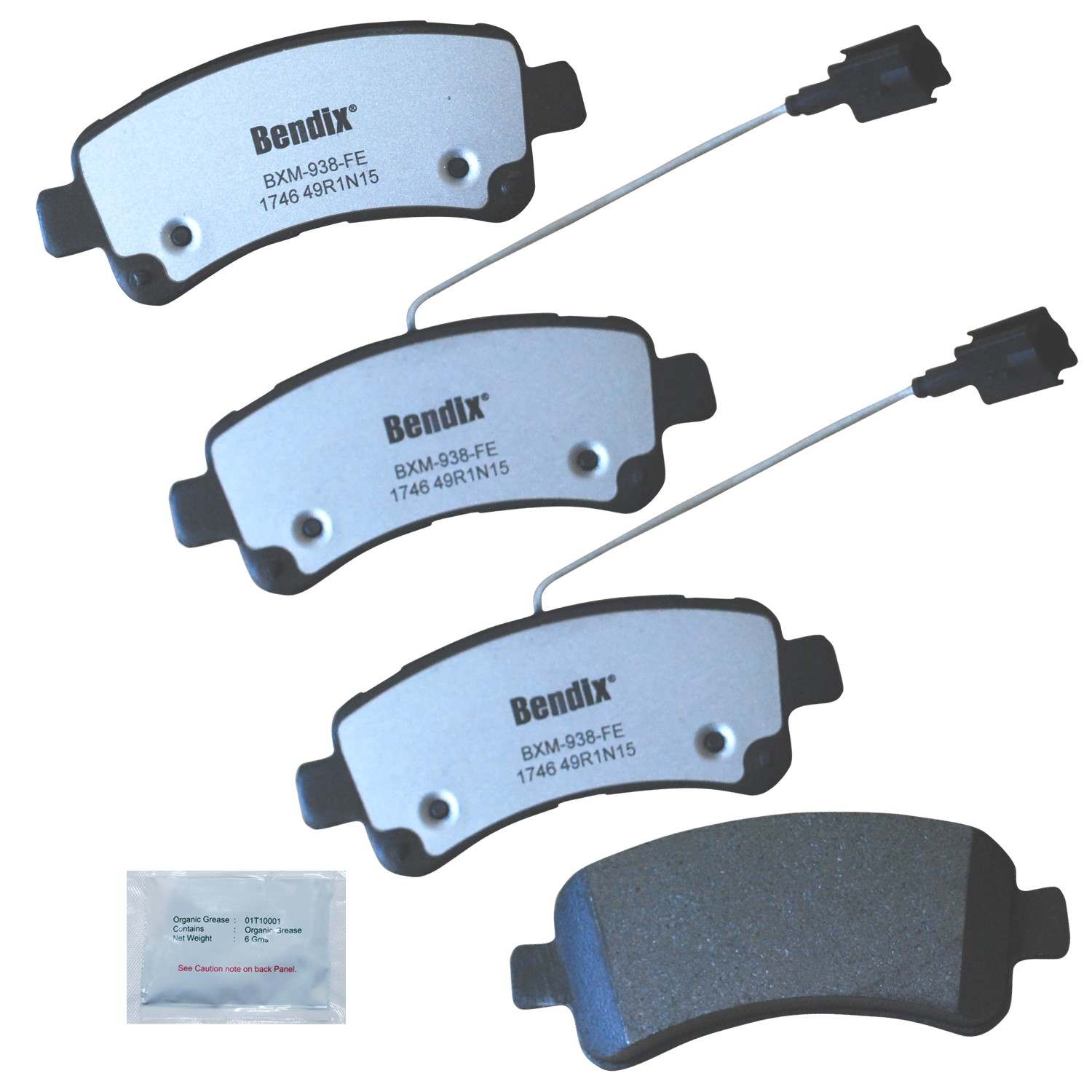 BENDIX FLEET METLOK Disc Brake Pad Set MKD1746FM