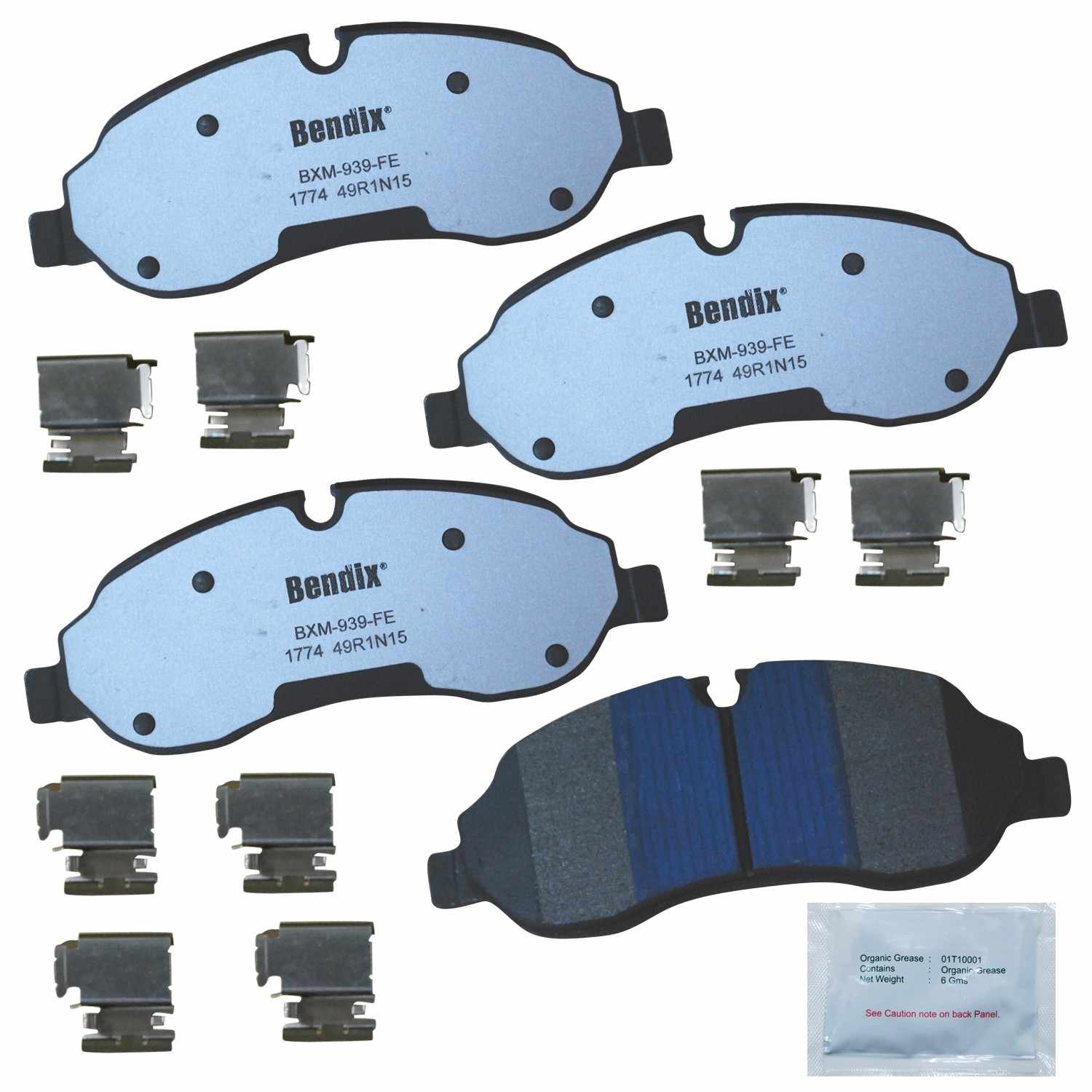 BENDIX FLEET METLOK Disc Brake Pad Set MKD1774FM