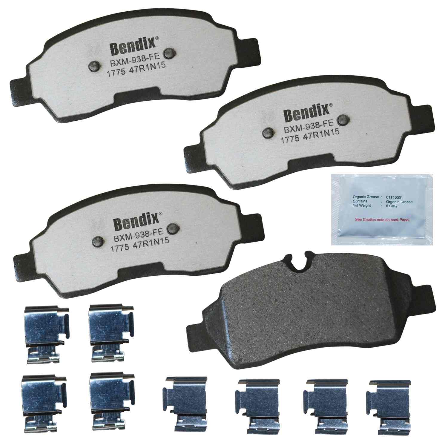 BENDIX FLEET METLOK Disc Brake Pad Set MKD1775FM