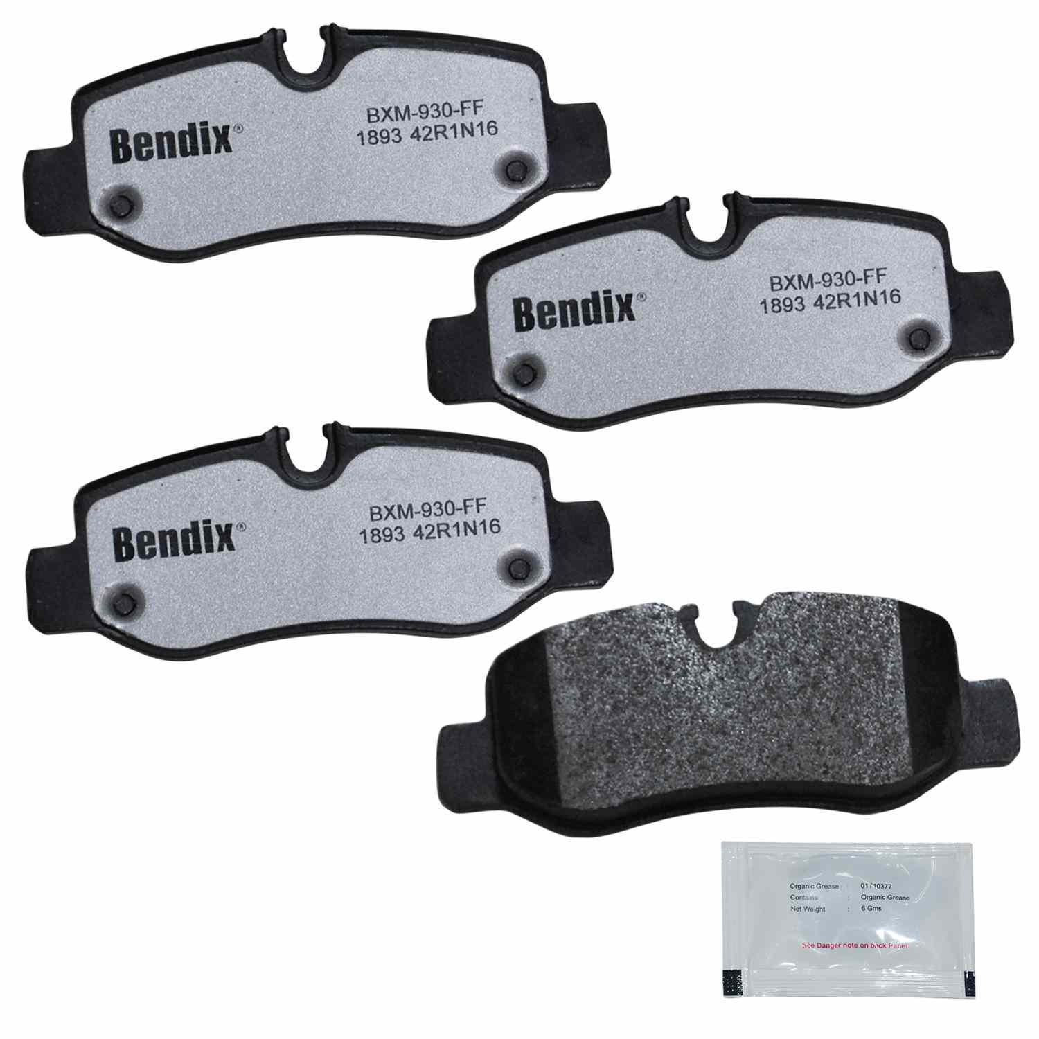 BENDIX FLEET METLOK Disc Brake Pad Set MKD1893FM