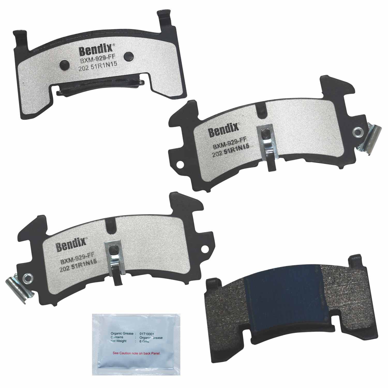 BENDIX FLEET METLOK Disc Brake Pad Set MKD202FM