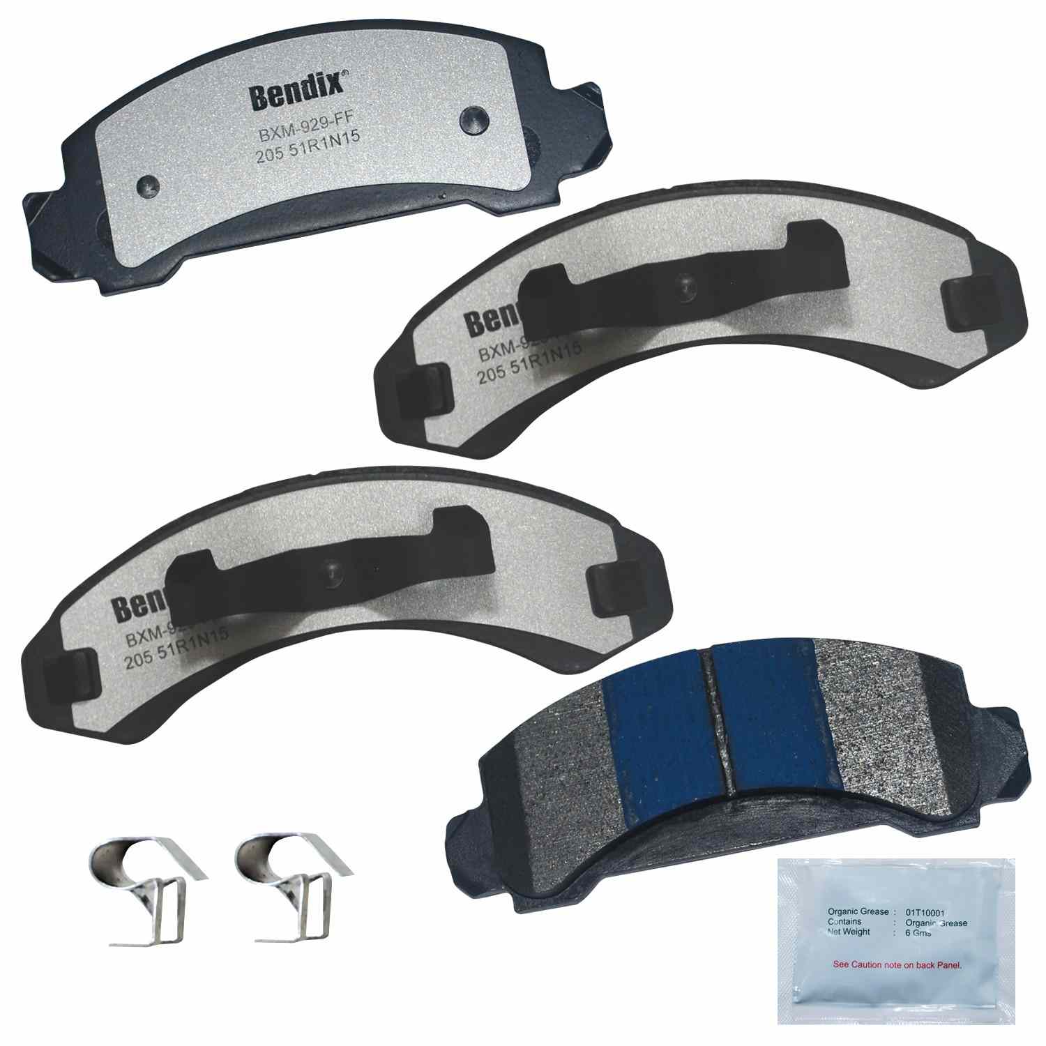 BENDIX FLEET METLOK Disc Brake Pad Set MKD205FM