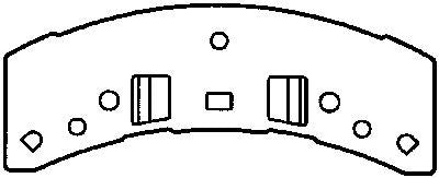 BENDIX FLEET METLOK Disc Brake Pad Set MKD369FM