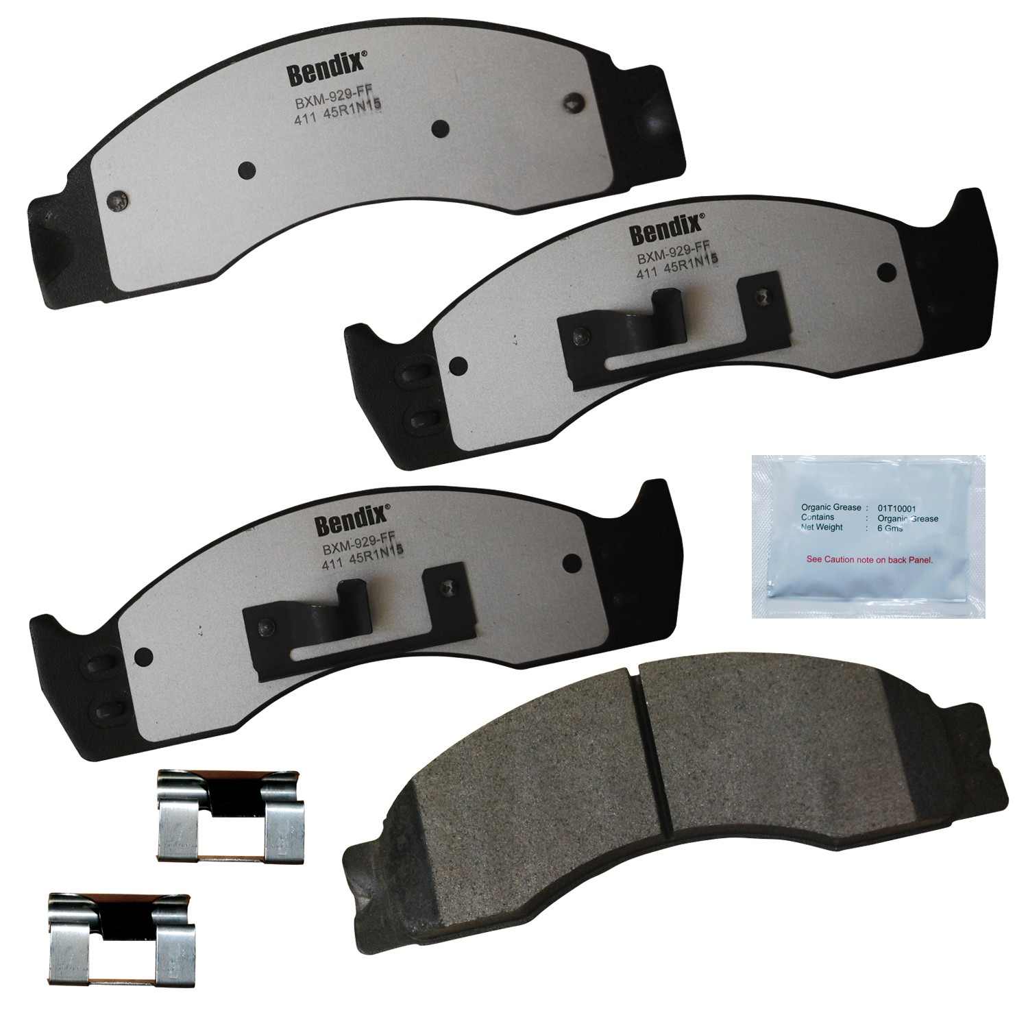 BENDIX FLEET METLOK Disc Brake Pad Set MKD411FM