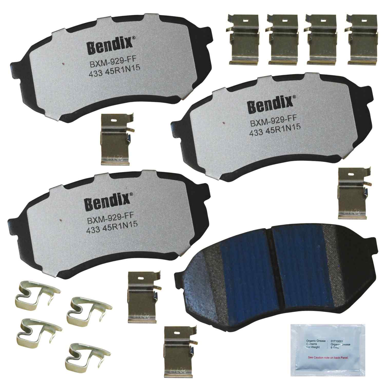 BENDIX FLEET METLOK Disc Brake Pad Set MKD433FM