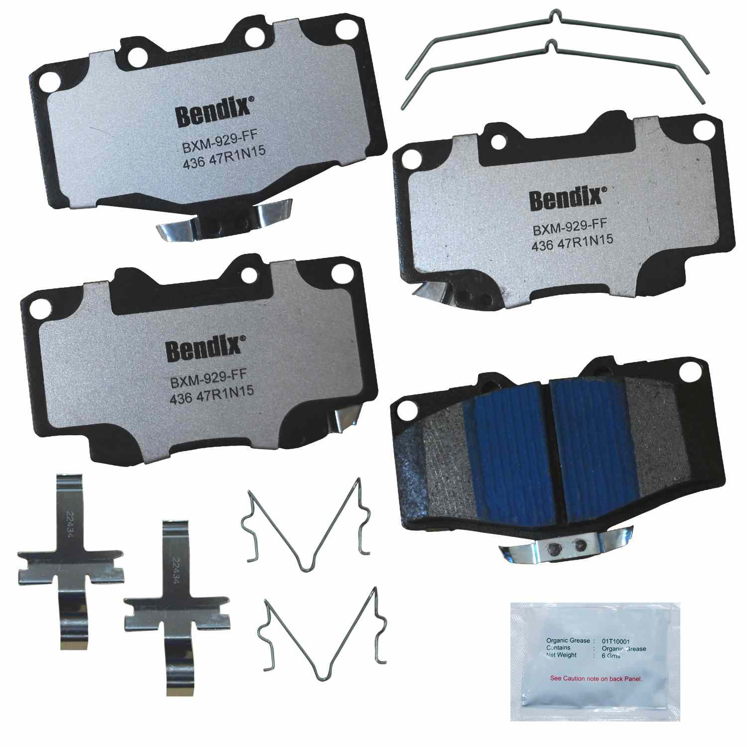 BENDIX FLEET METLOK Disc Brake Pad Set MKD436FM