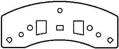 BENDIX FLEET METLOK Disc Brake Pad Set MKD459FM