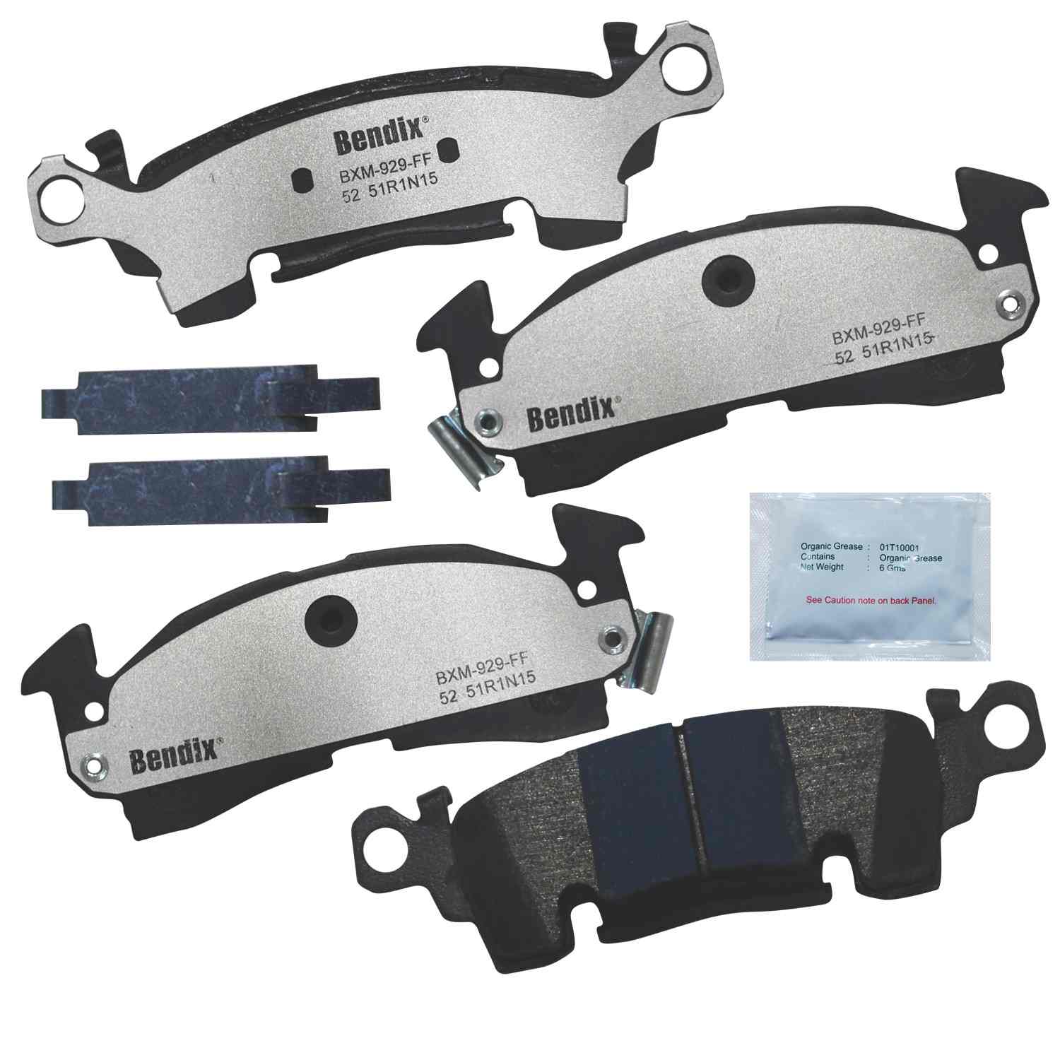 BENDIX FLEET METLOK Disc Brake Pad Set MKD52FM