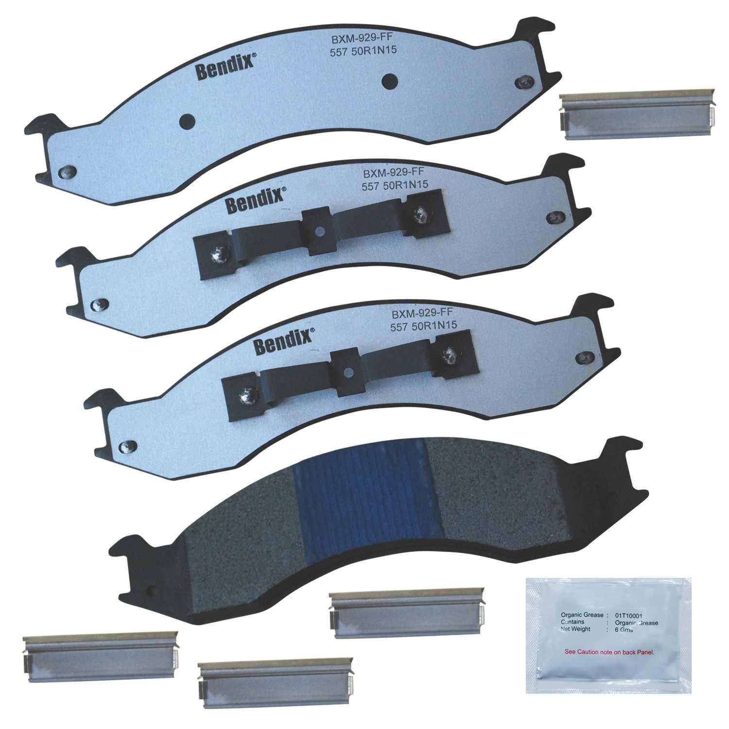 BENDIX FLEET METLOK Disc Brake Pad Set MKD557FM