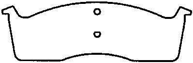 BENDIX FLEET METLOK Disc Brake Pad Set MKD591FM