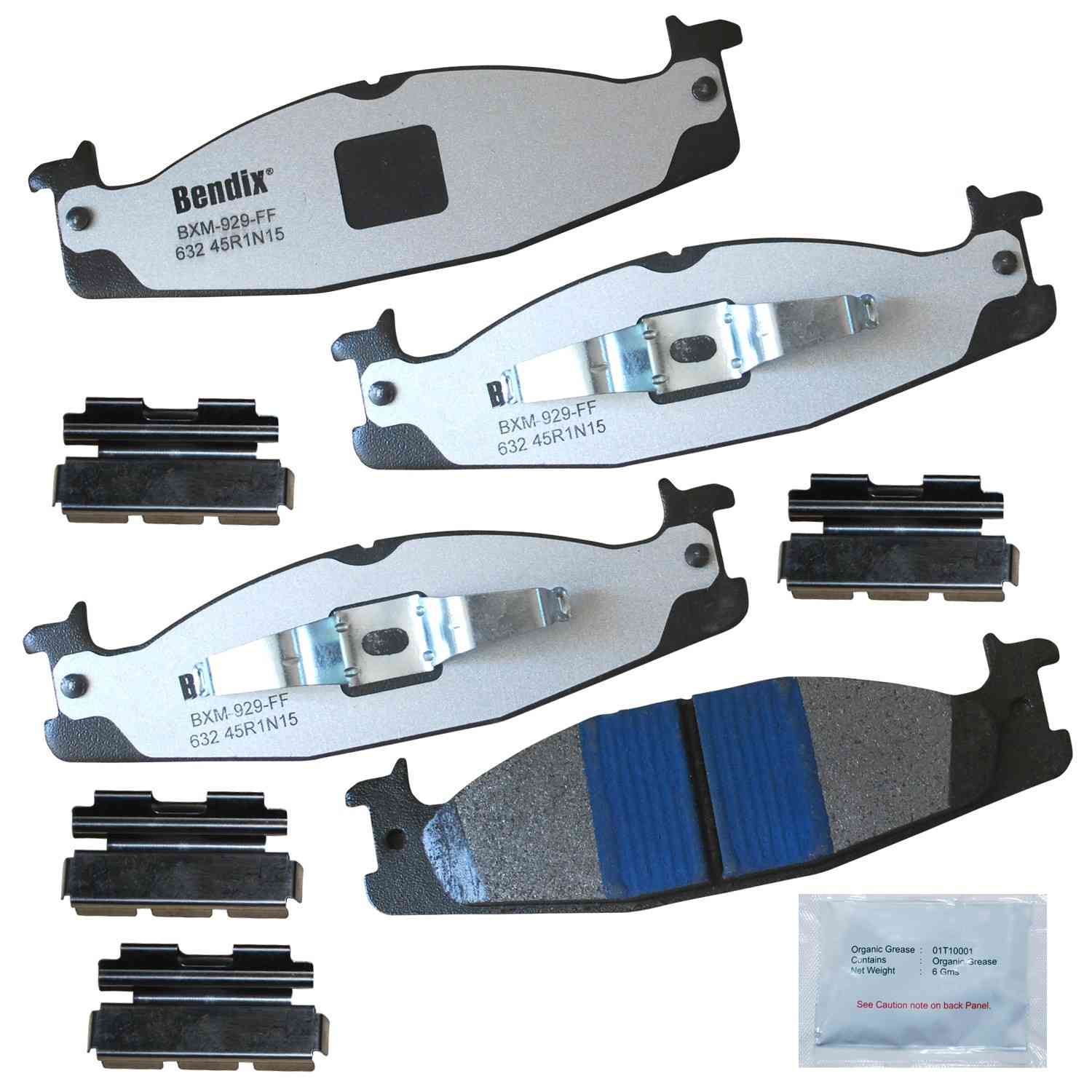 BENDIX FLEET METLOK Disc Brake Pad Set MKD632FM