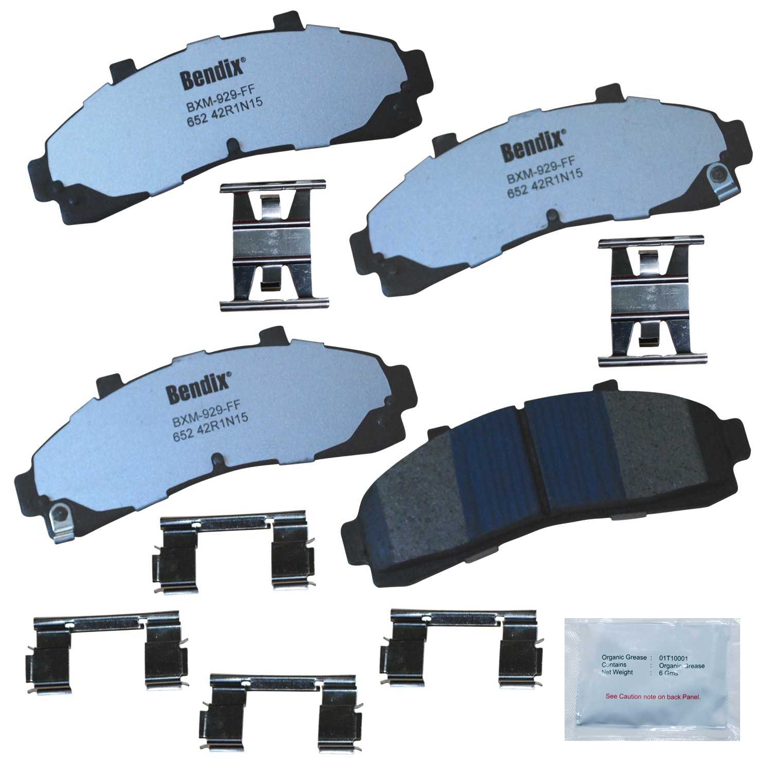 BENDIX FLEET METLOK Disc Brake Pad Set MKD652FM