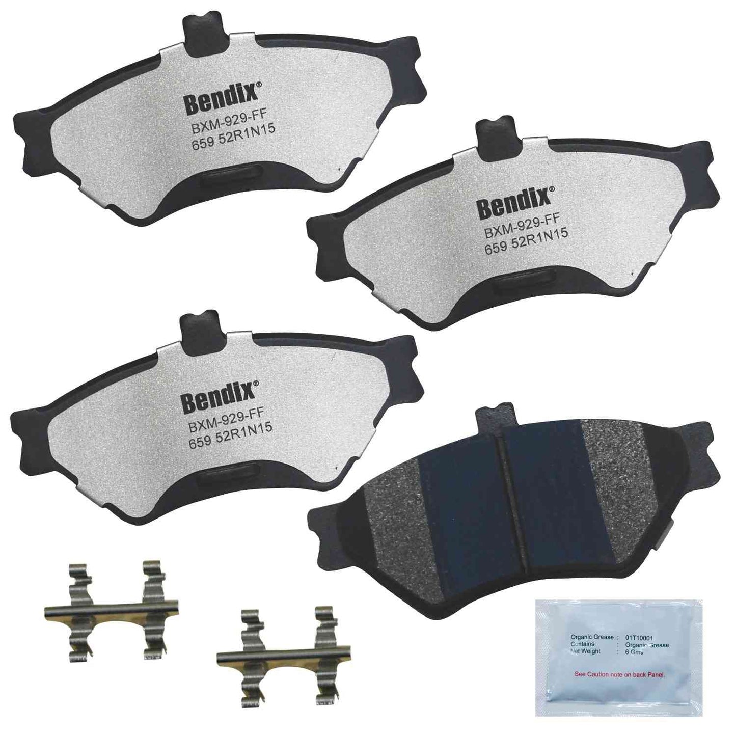 BENDIX FLEET METLOK Disc Brake Pad Set MKD659FM