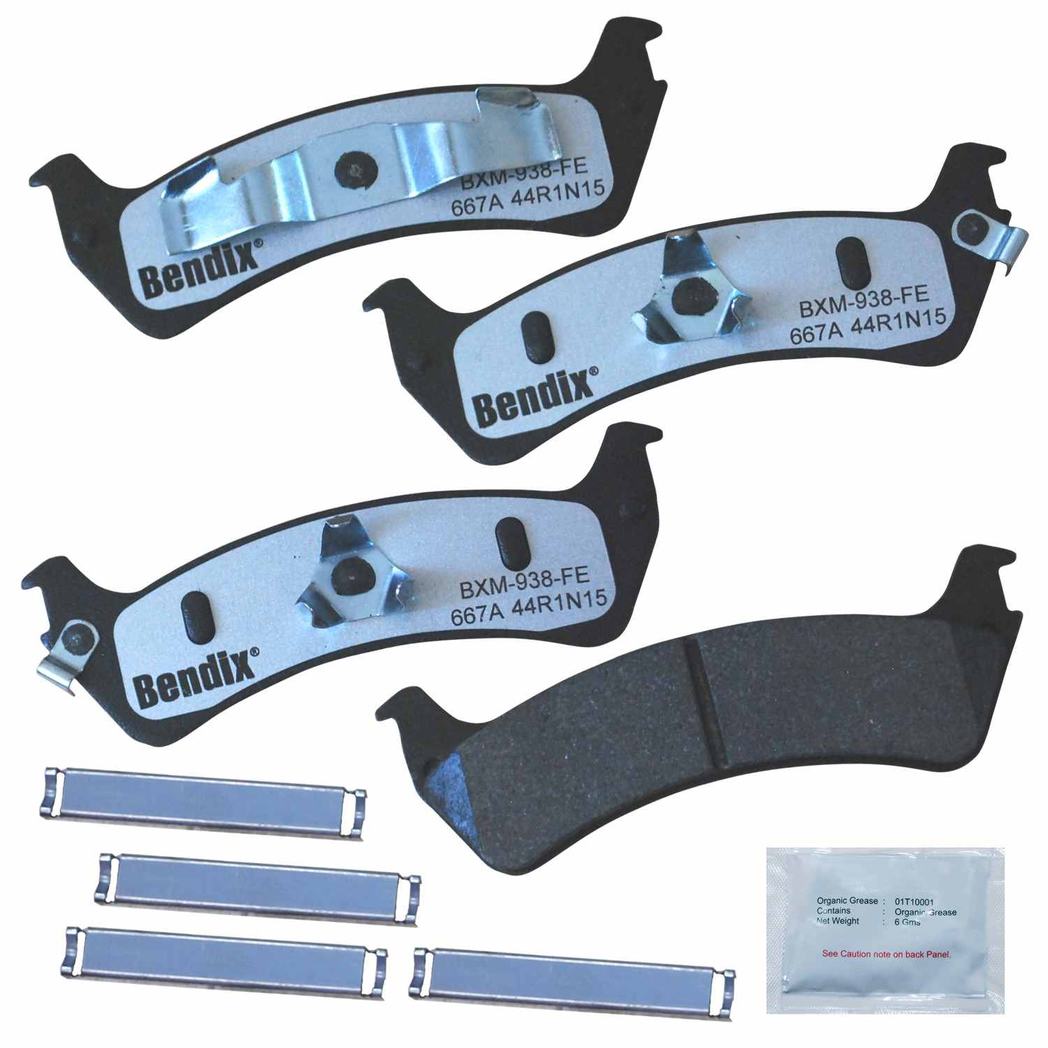 BENDIX FLEET METLOK Disc Brake Pad Set MKD667AFM