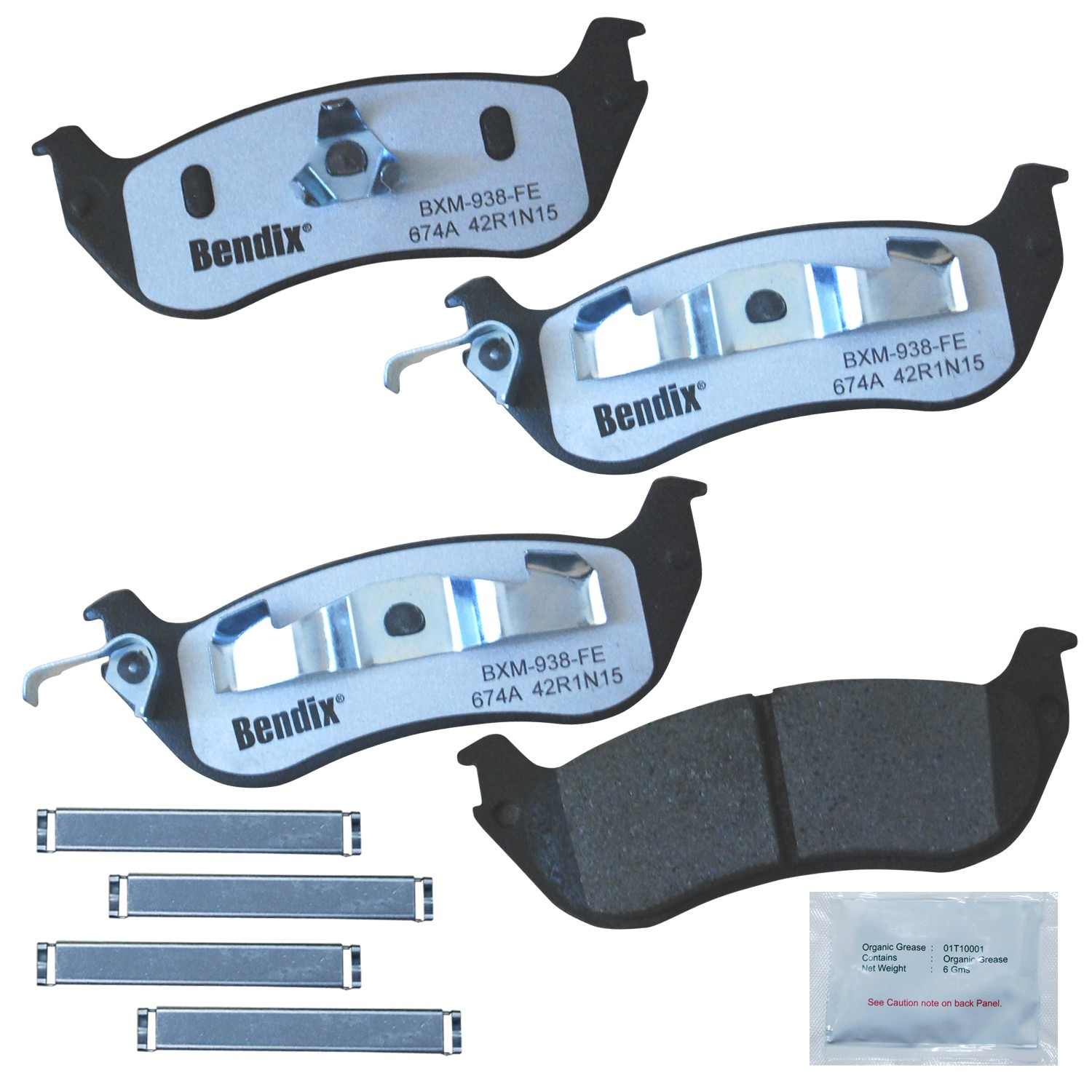 BENDIX FLEET METLOK Disc Brake Pad Set MKD674AFM