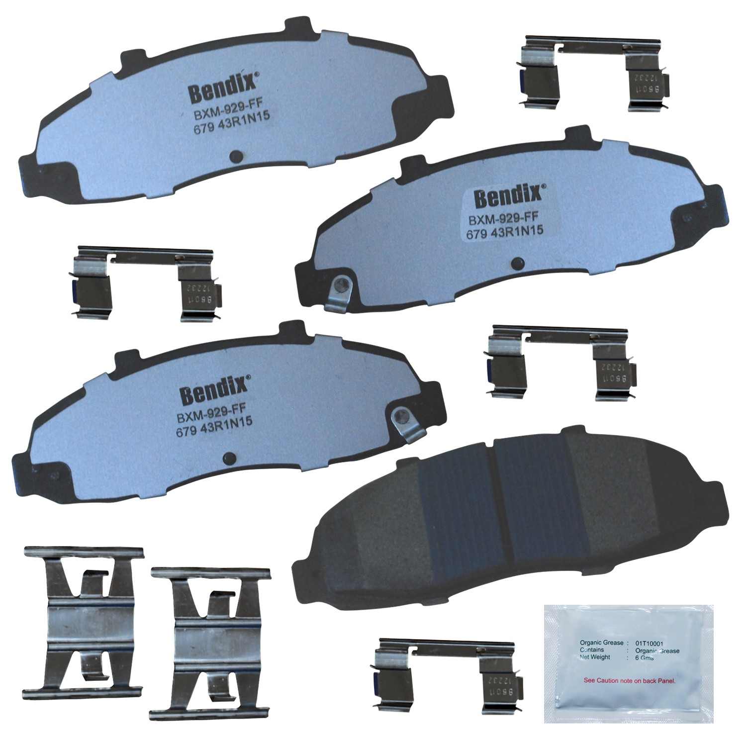 BENDIX FLEET METLOK Disc Brake Pad Set MKD679FM