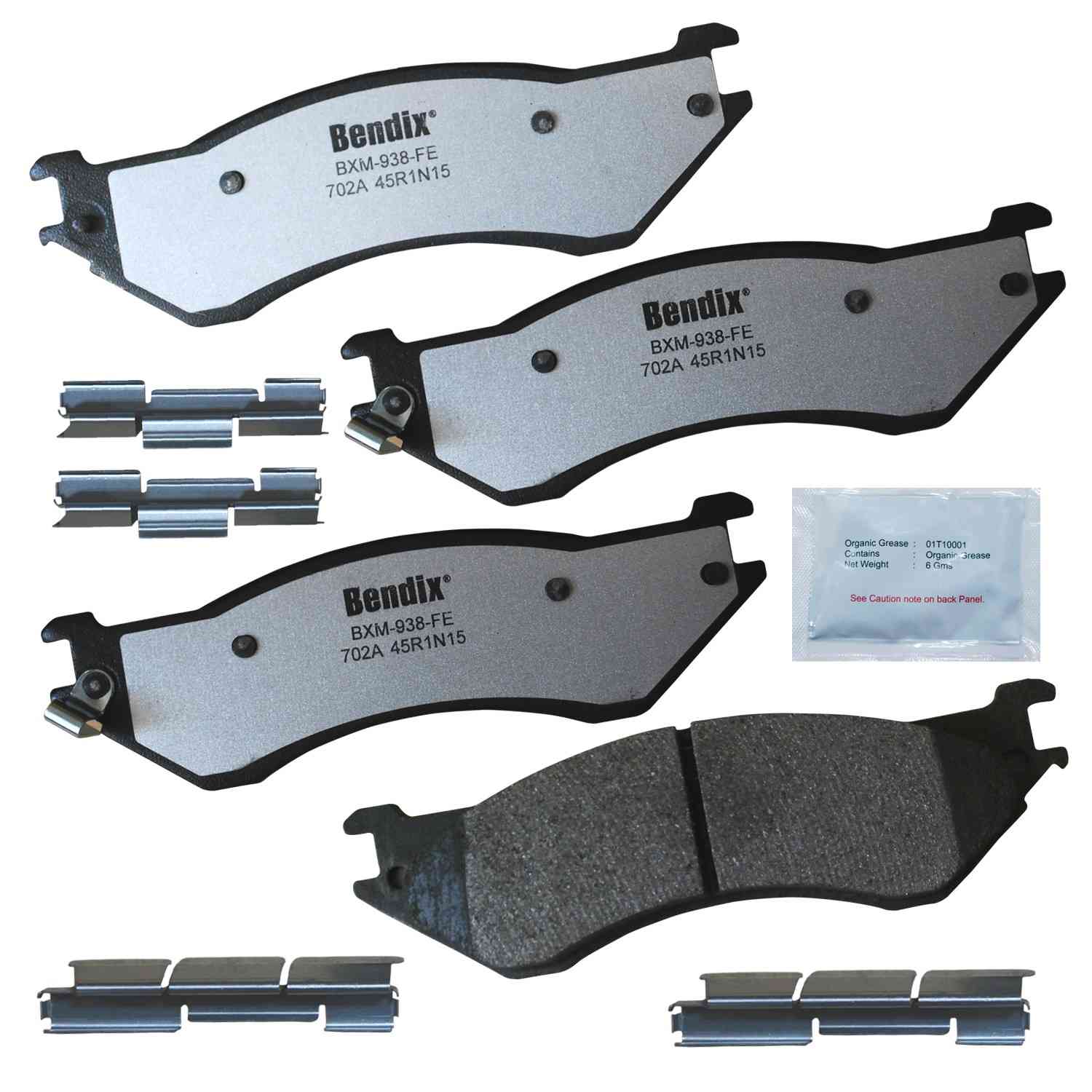 BENDIX FLEET METLOK Disc Brake Pad Set MKD702AFM