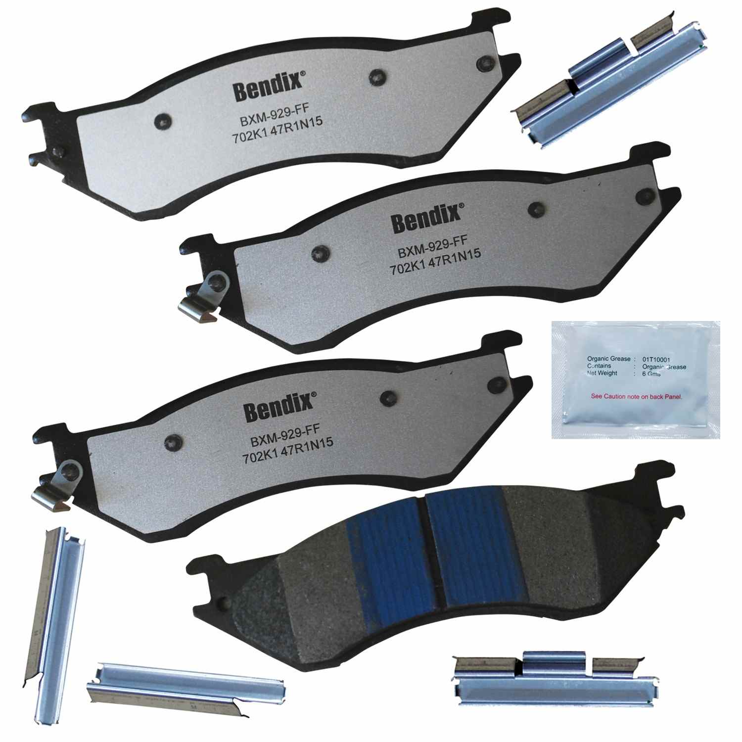 BENDIX FLEET METLOK Disc Brake Pad Set MKD702K1FM