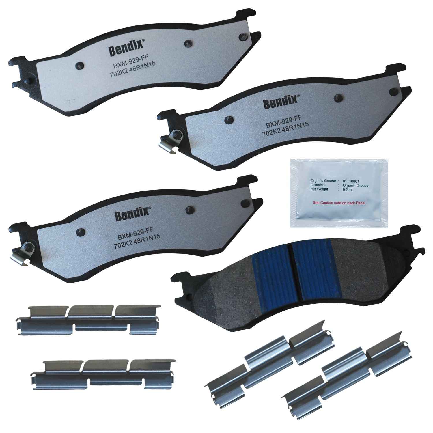 BENDIX FLEET METLOK Disc Brake Pad Set MKD702K2FM