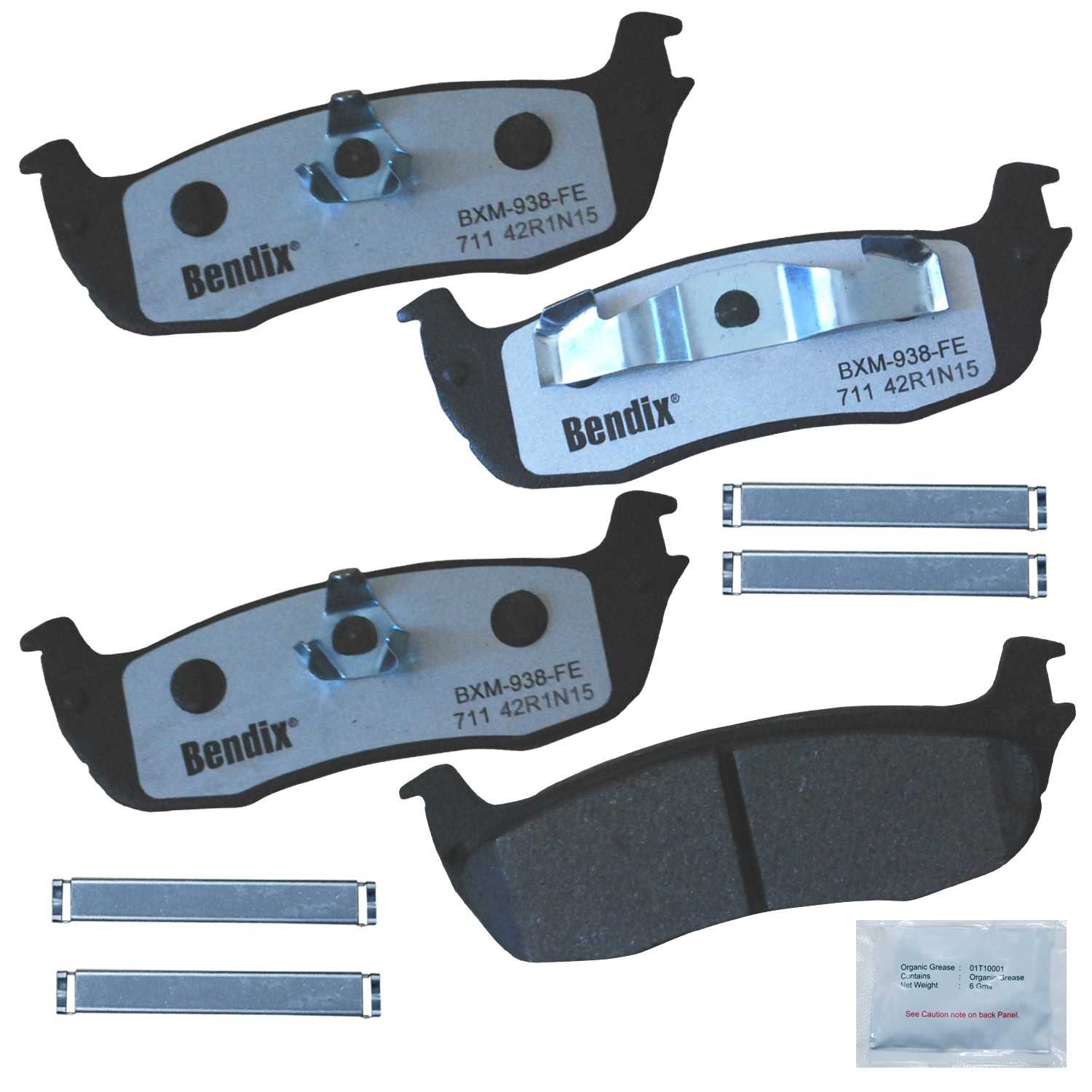 BENDIX FLEET METLOK Disc Brake Pad Set MKD711FM