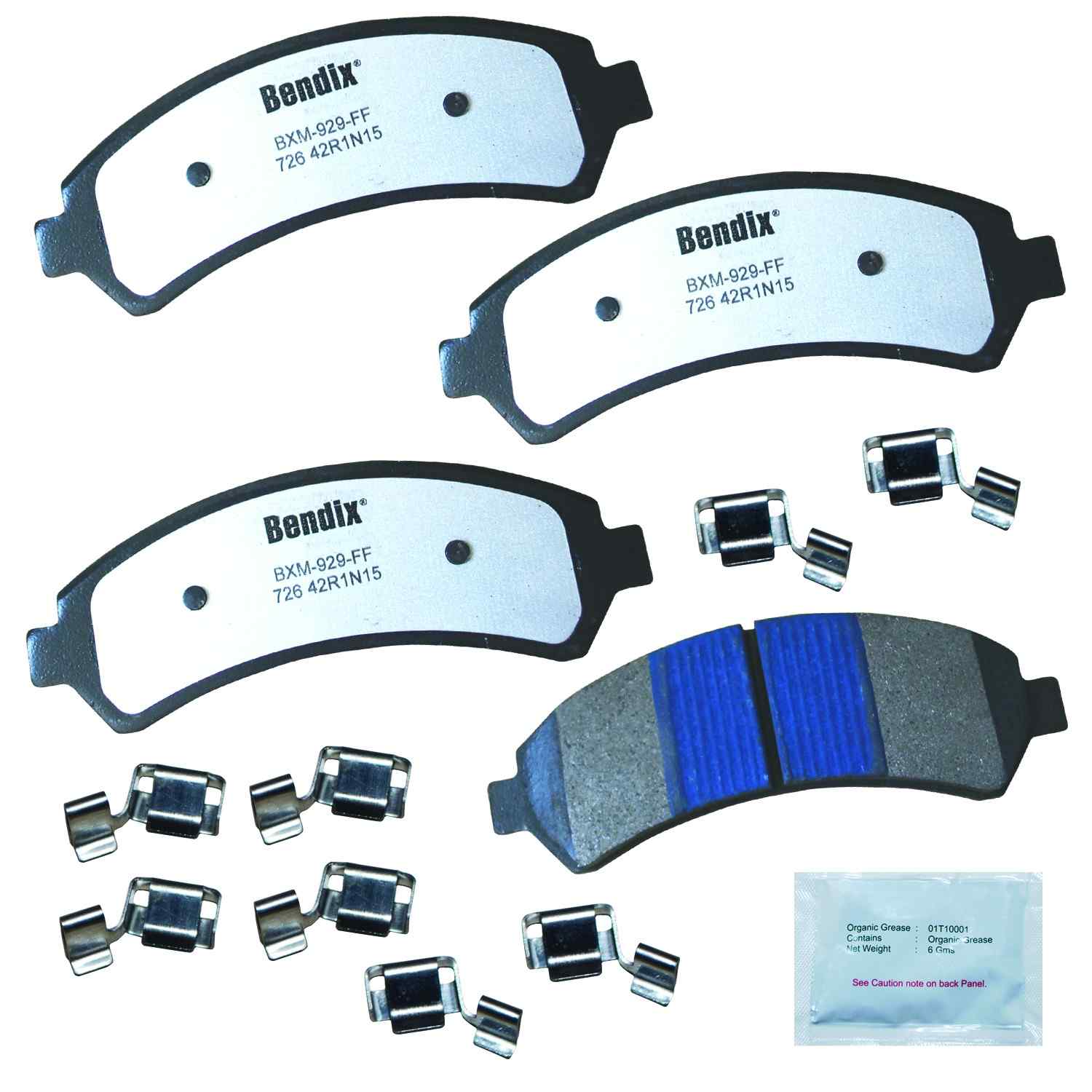 BENDIX FLEET METLOK Disc Brake Pad Set MKD726FM