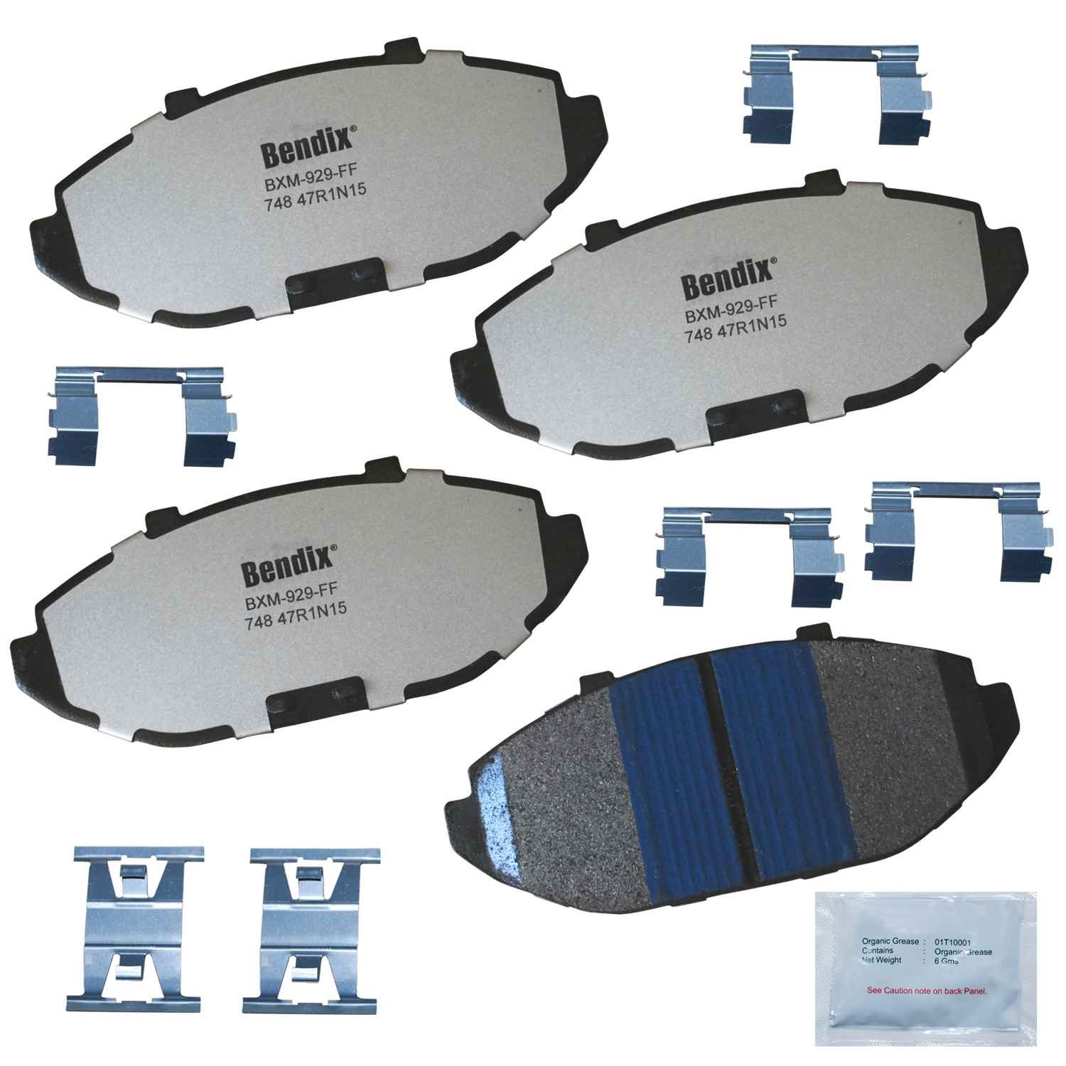 BENDIX FLEET METLOK Disc Brake Pad Set MKD748FM