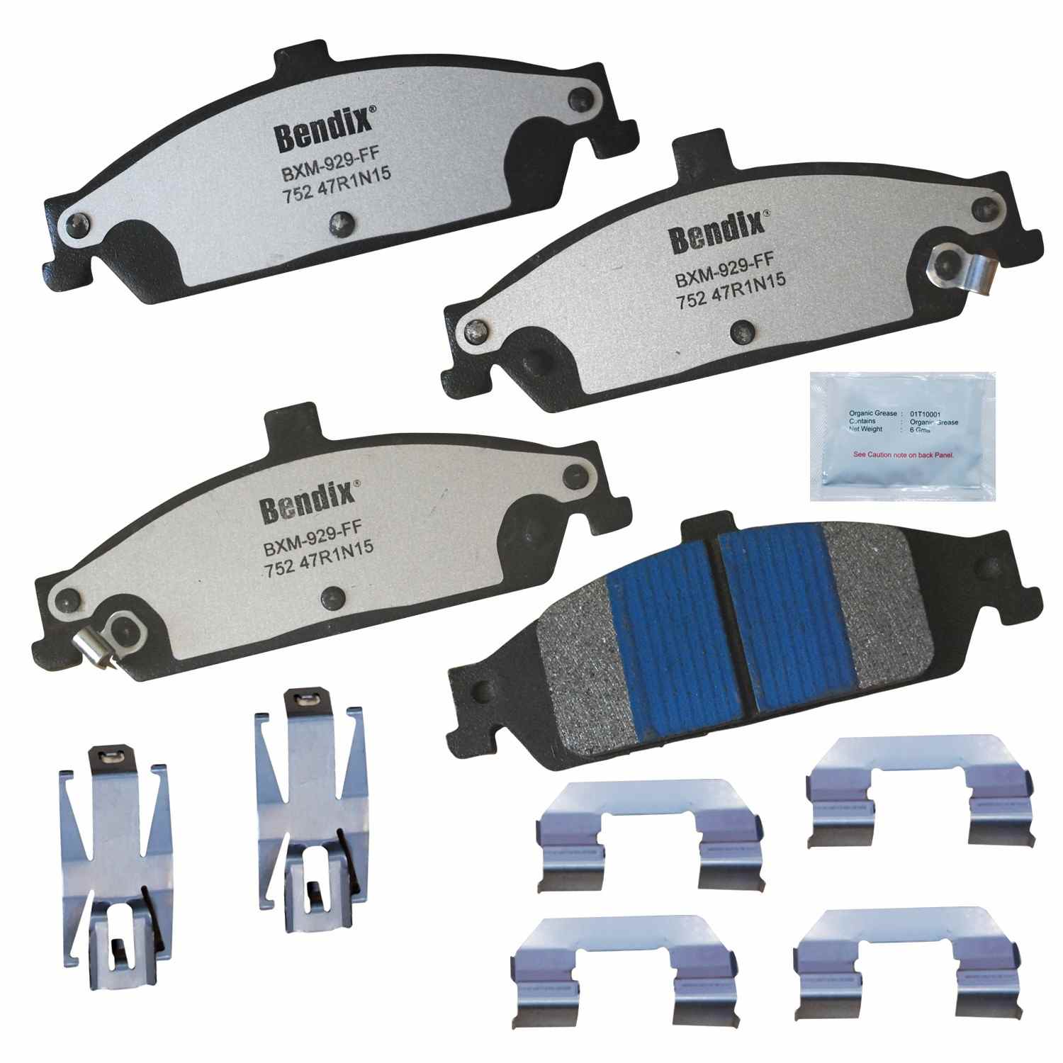 BENDIX FLEET METLOK Disc Brake Pad Set MKD752FM