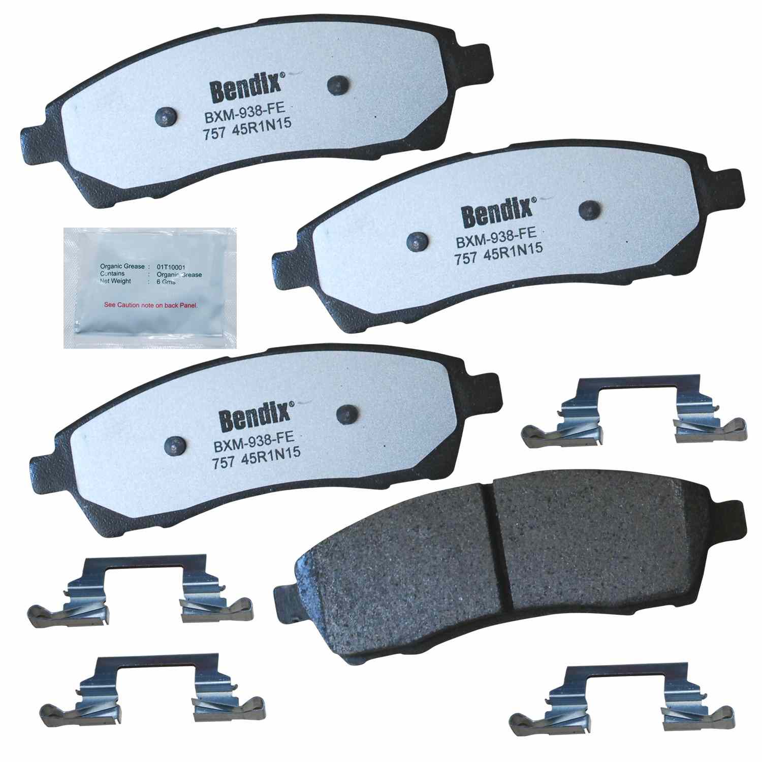 BENDIX FLEET METLOK Disc Brake Pad Set MKD757FM