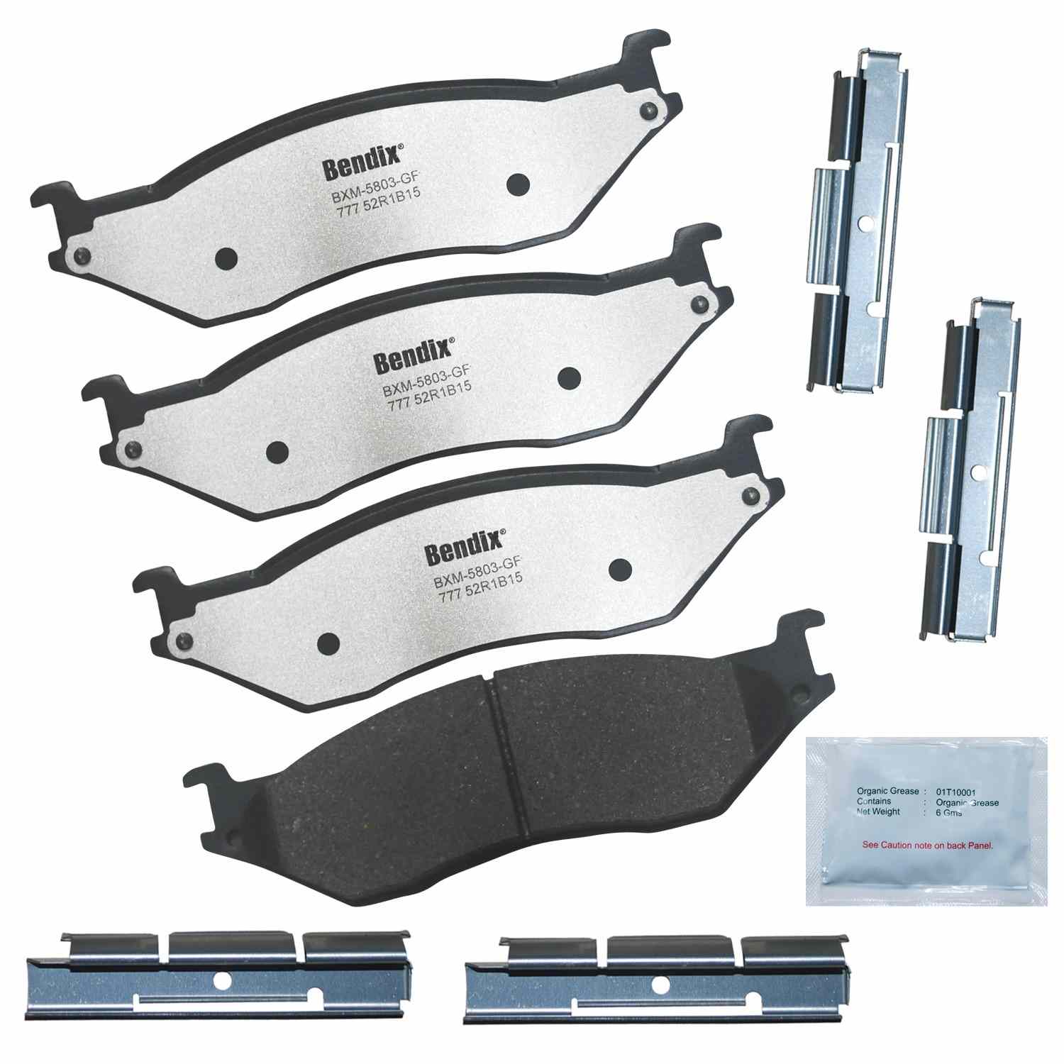 BENDIX FLEET METLOK Disc Brake Pad Set MKD777FM