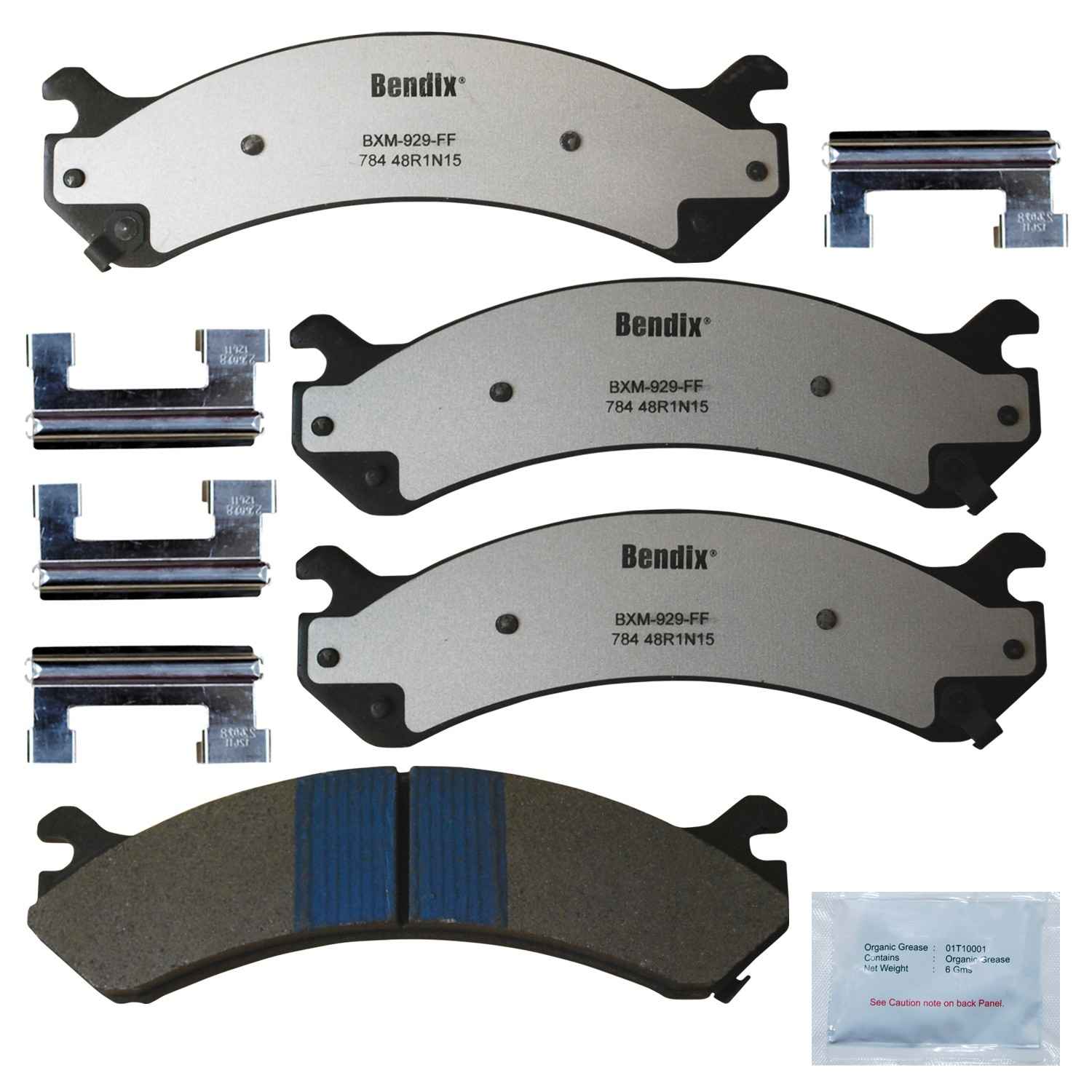 BENDIX FLEET METLOK Disc Brake Pad Set MKD784FM