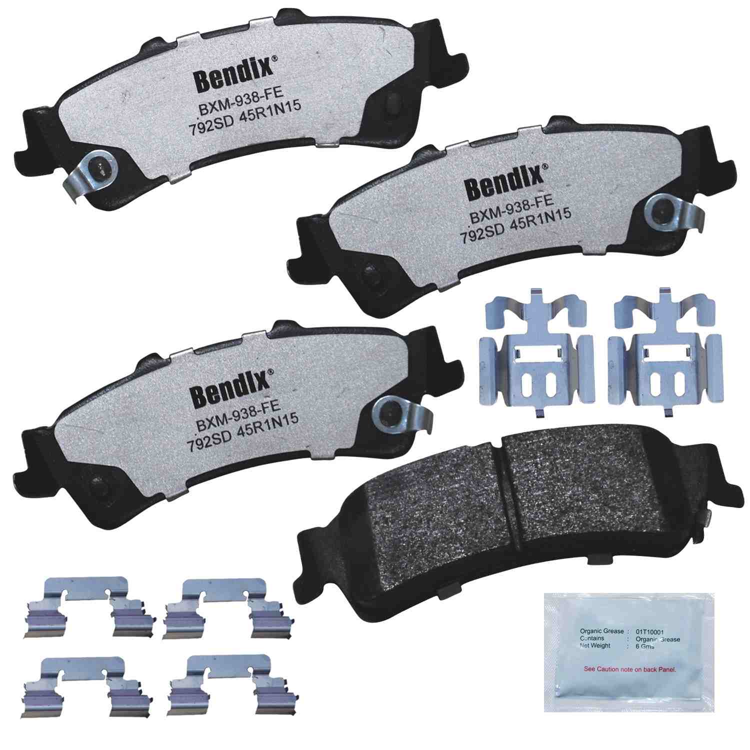 BENDIX FLEET METLOK Disc Brake Pad Set MKD792SDFM