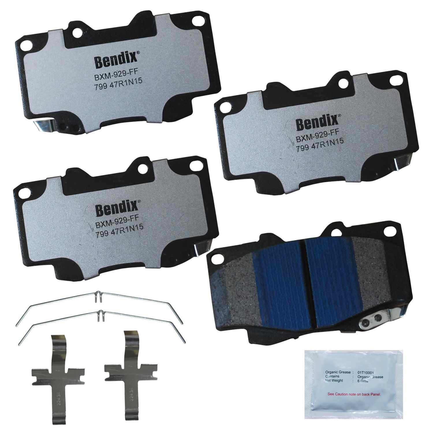 BENDIX FLEET METLOK Disc Brake Pad Set MKD799FM