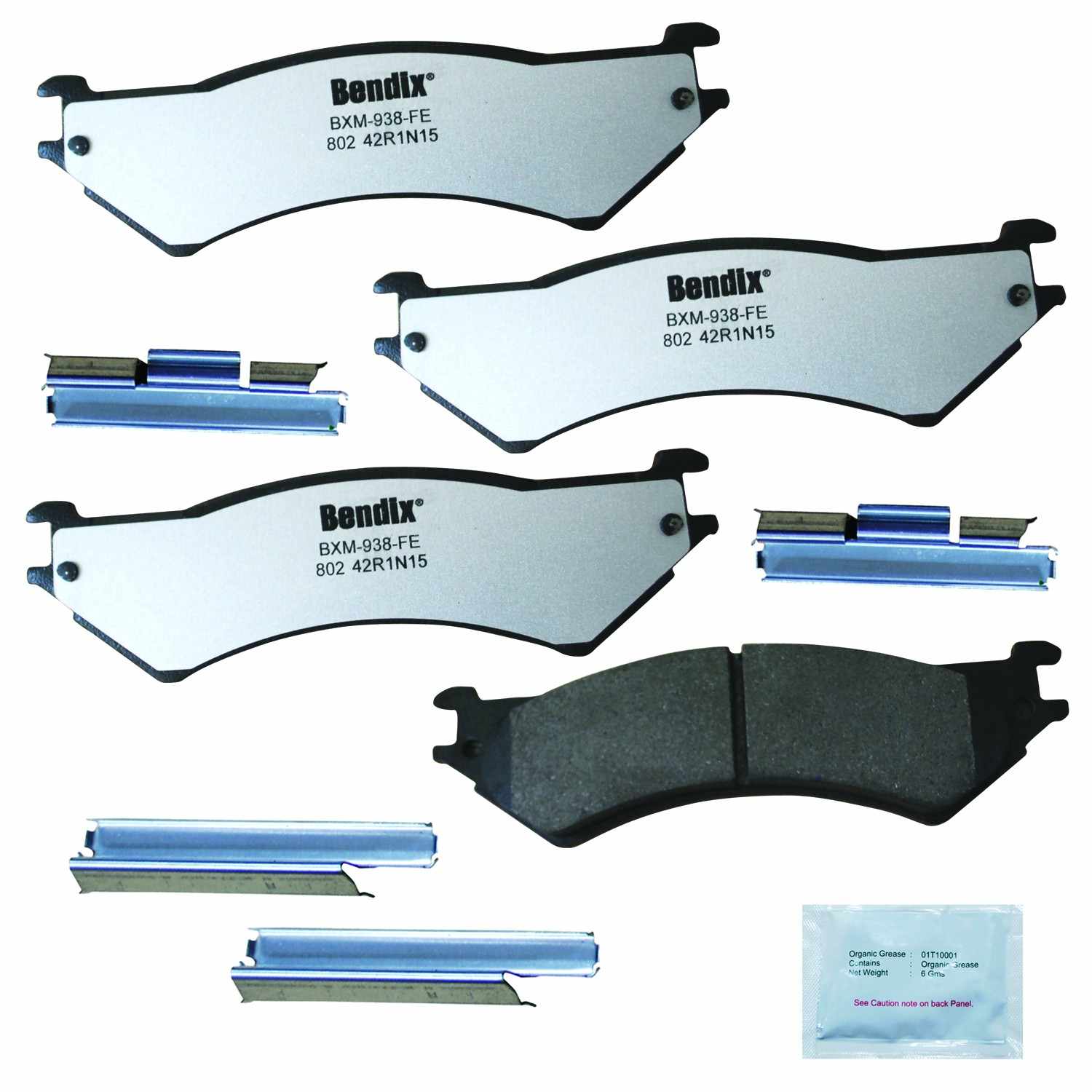 BENDIX FLEET METLOK Disc Brake Pad Set MKD802FM