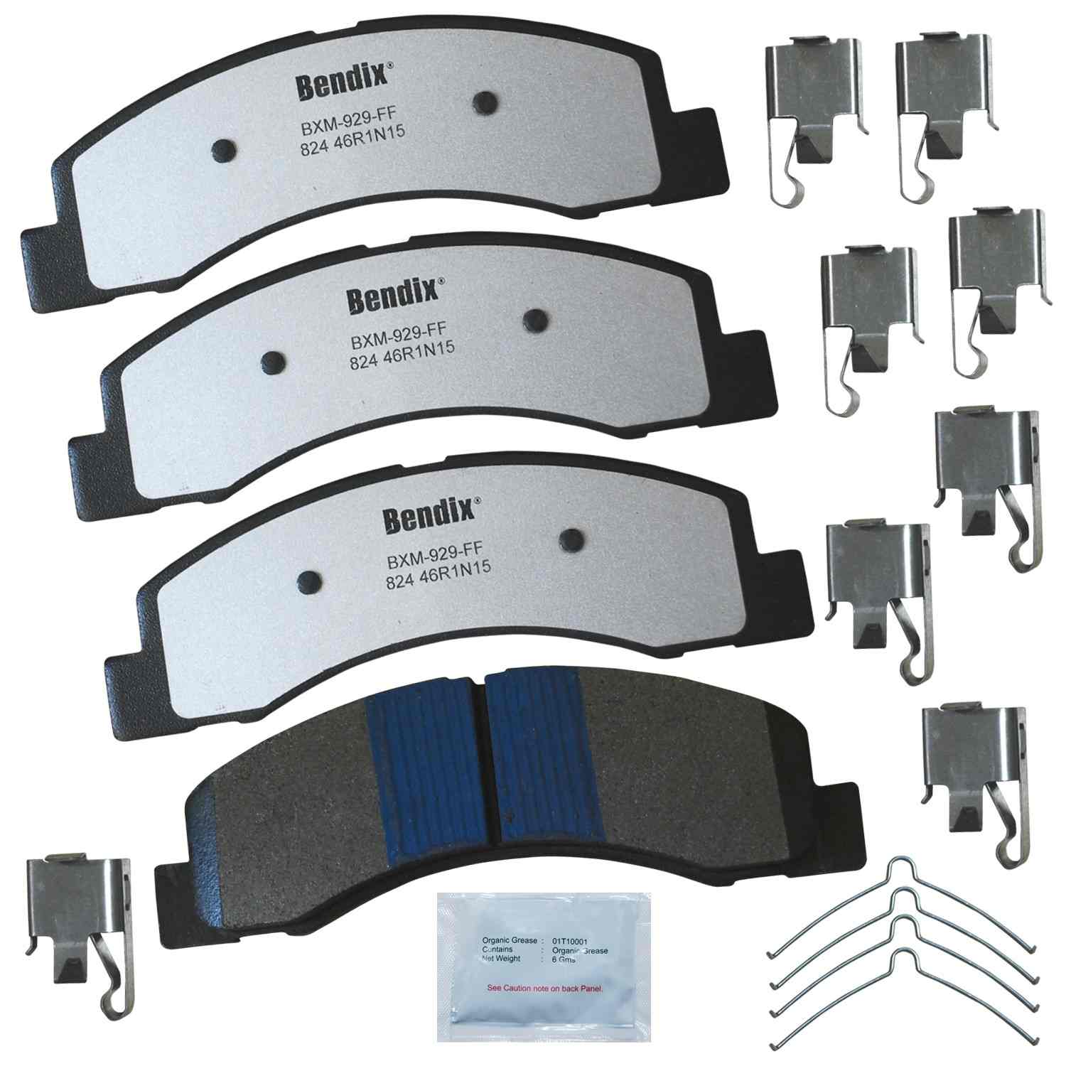 BENDIX FLEET METLOK Disc Brake Pad Set MKD824FM