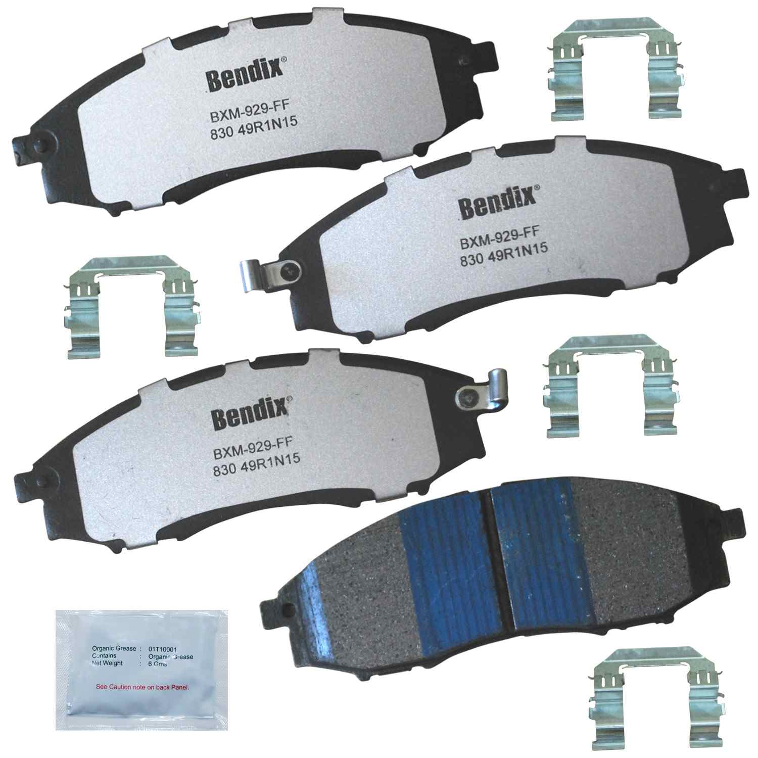 BENDIX FLEET METLOK Disc Brake Pad Set MKD830FM