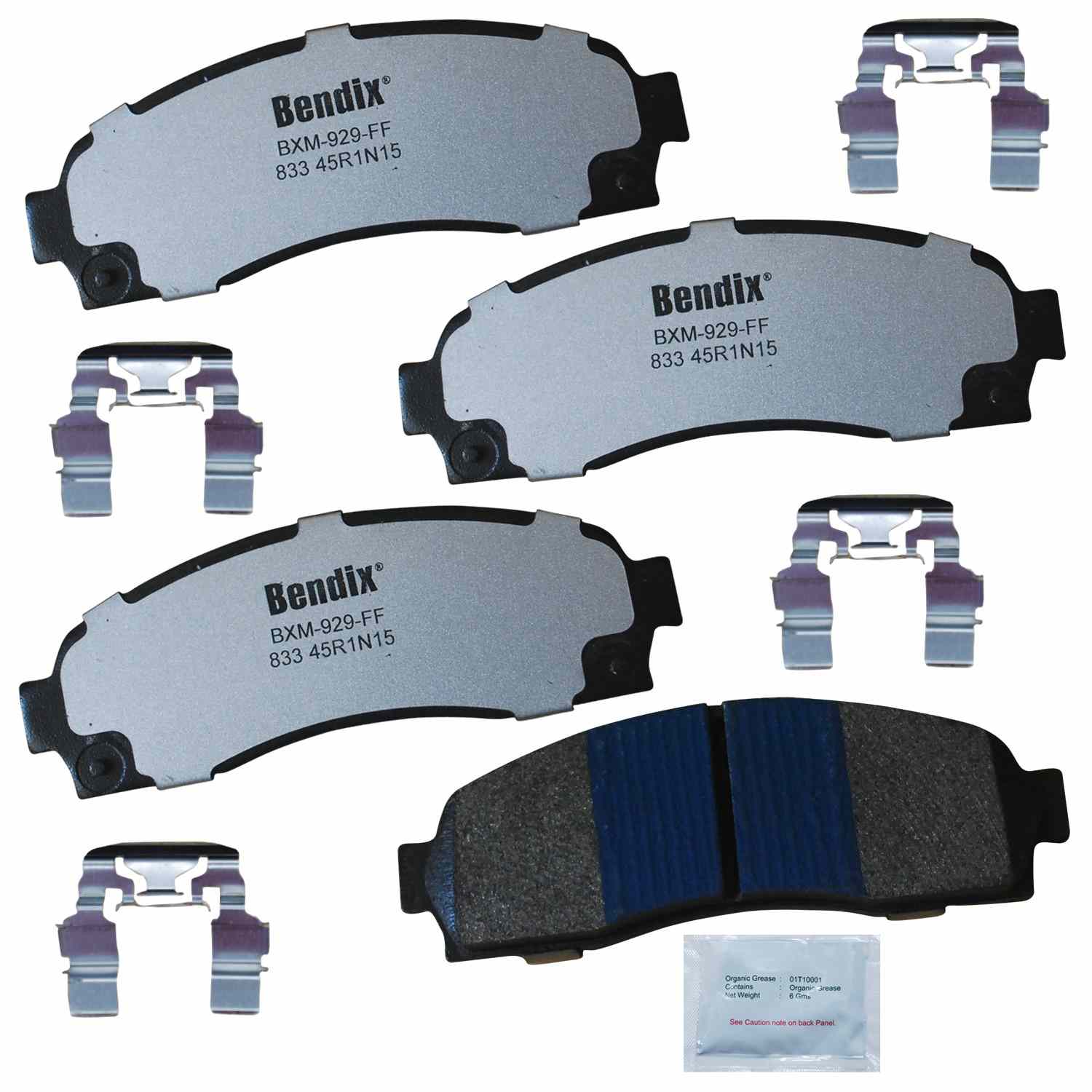 BENDIX FLEET METLOK Disc Brake Pad Set MKD833FM