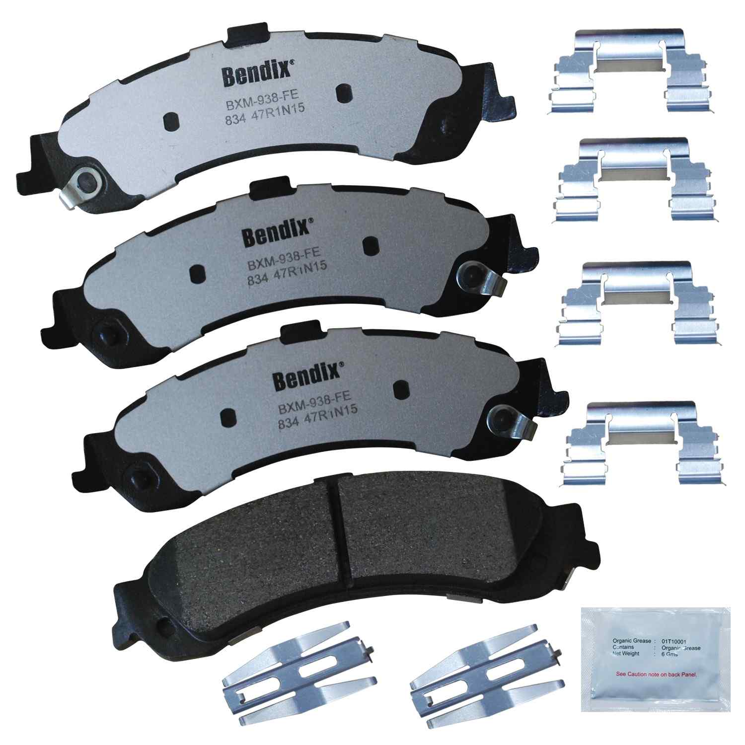 BENDIX FLEET METLOK Disc Brake Pad Set MKD834FM