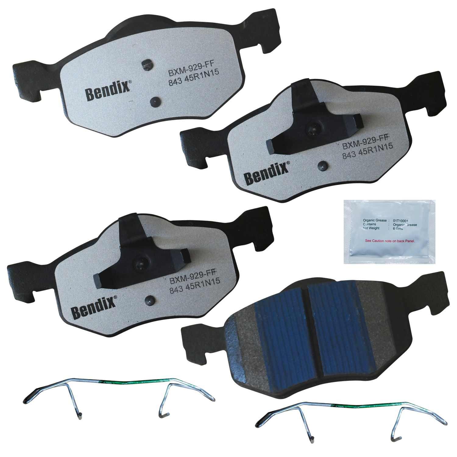 BENDIX FLEET METLOK Disc Brake Pad Set MKD843FM