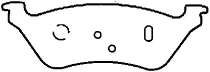 BENDIX FLEET METLOK Disc Brake Pad Set MKD858FM