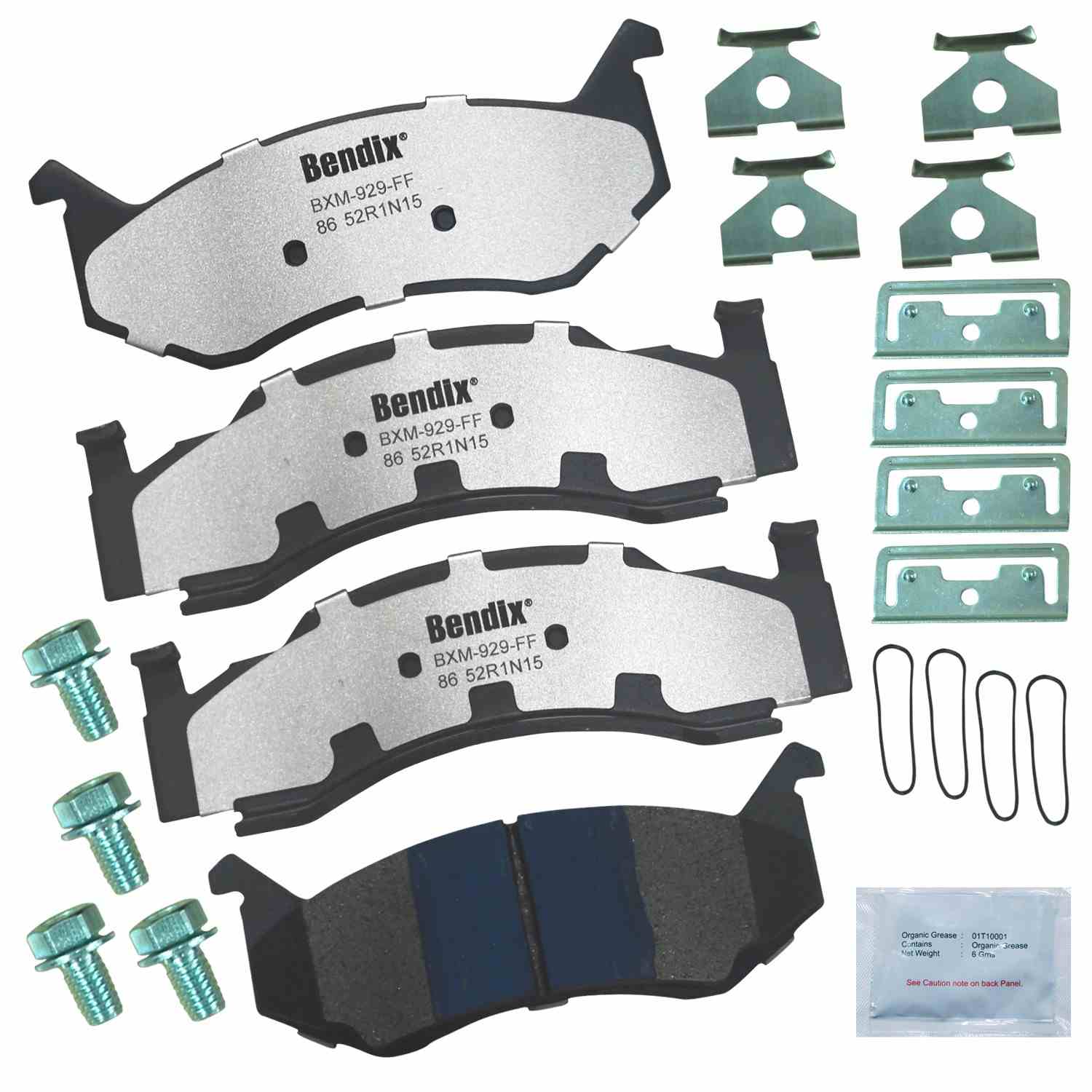 BENDIX FLEET METLOK Disc Brake Pad Set MKD86FM