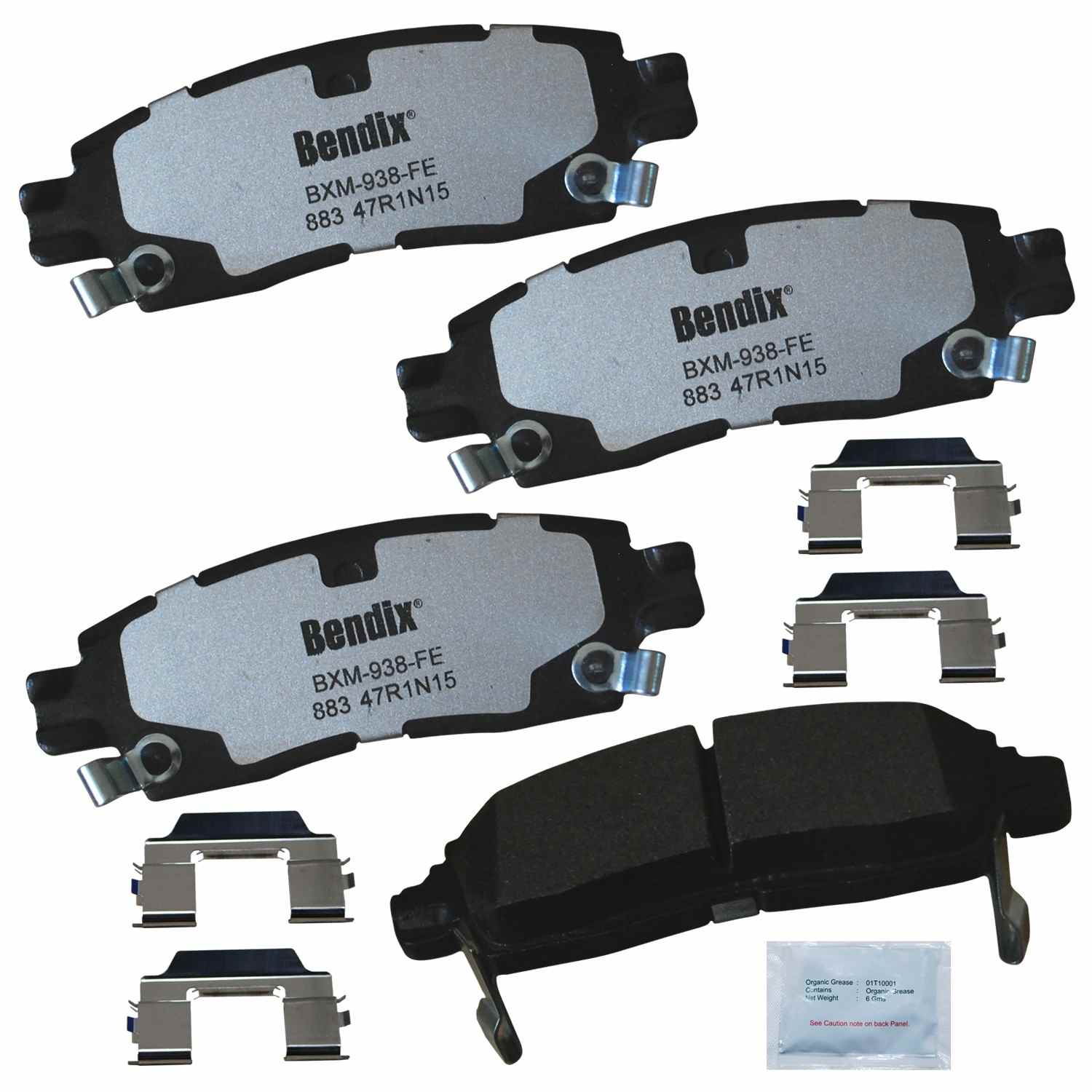 BENDIX FLEET METLOK Disc Brake Pad Set MKD883FM