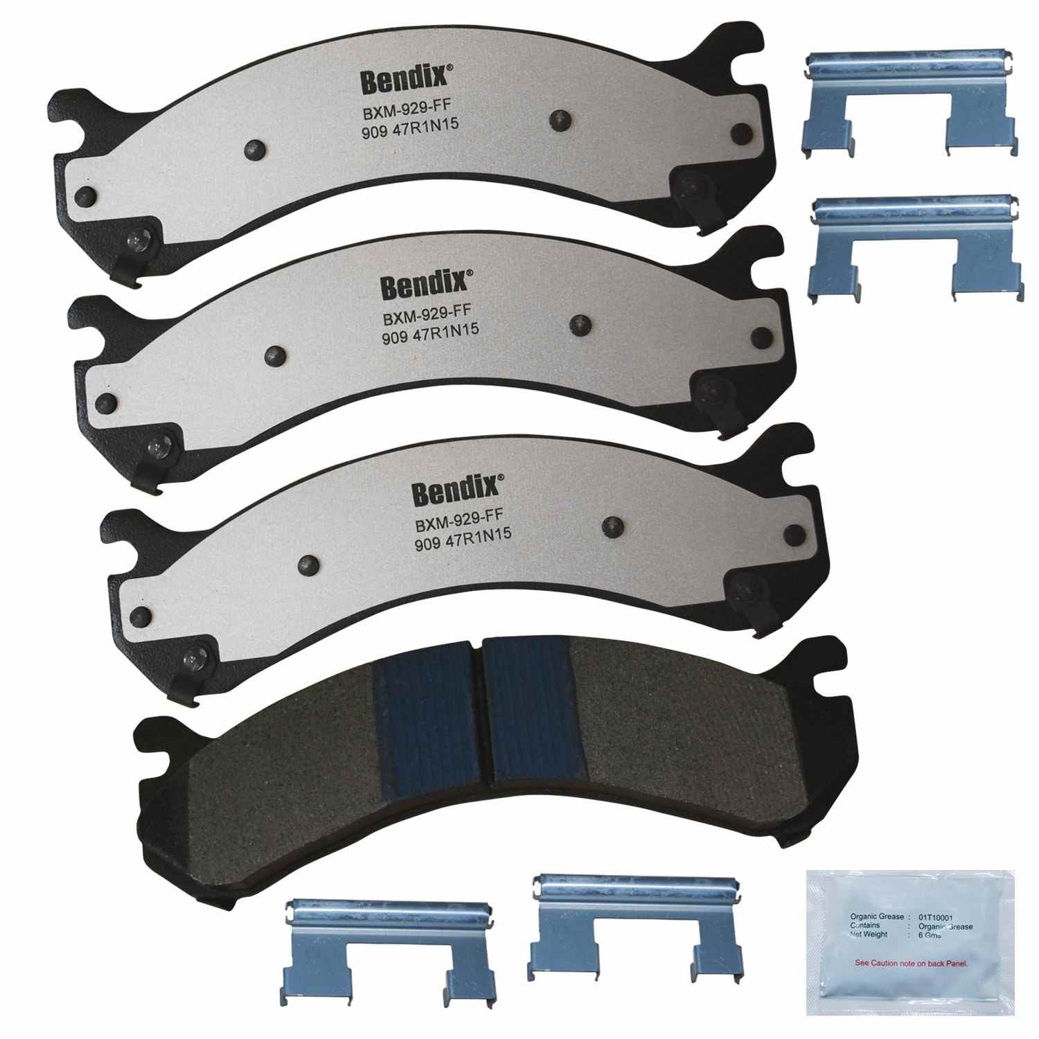 BENDIX FLEET METLOK Disc Brake Pad Set MKD909FM