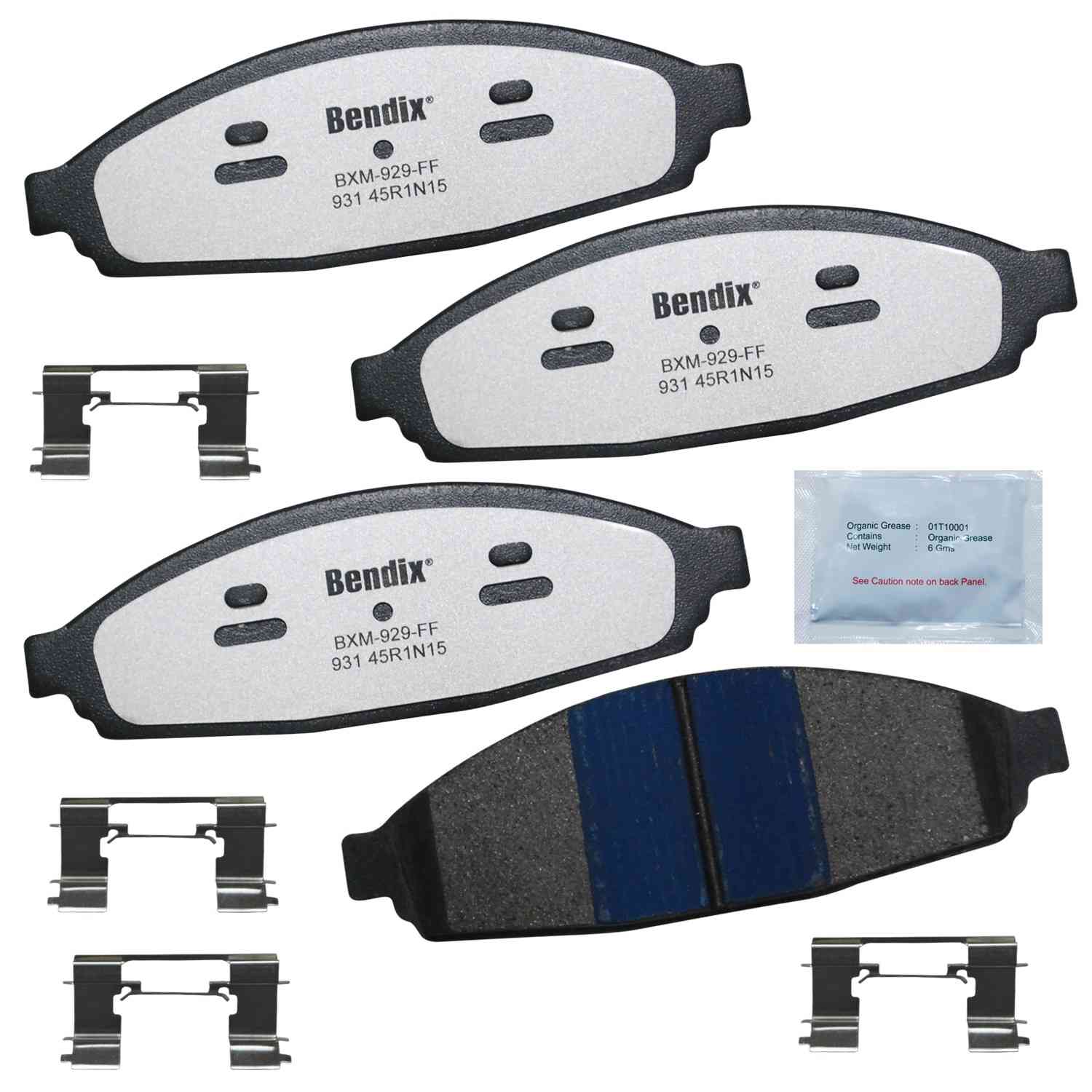 BENDIX FLEET METLOK Disc Brake Pad Set MKD931FM