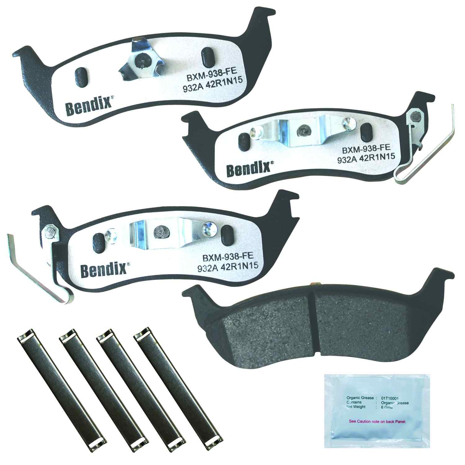 BENDIX FLEET METLOK Disc Brake Pad Set MKD932AFM