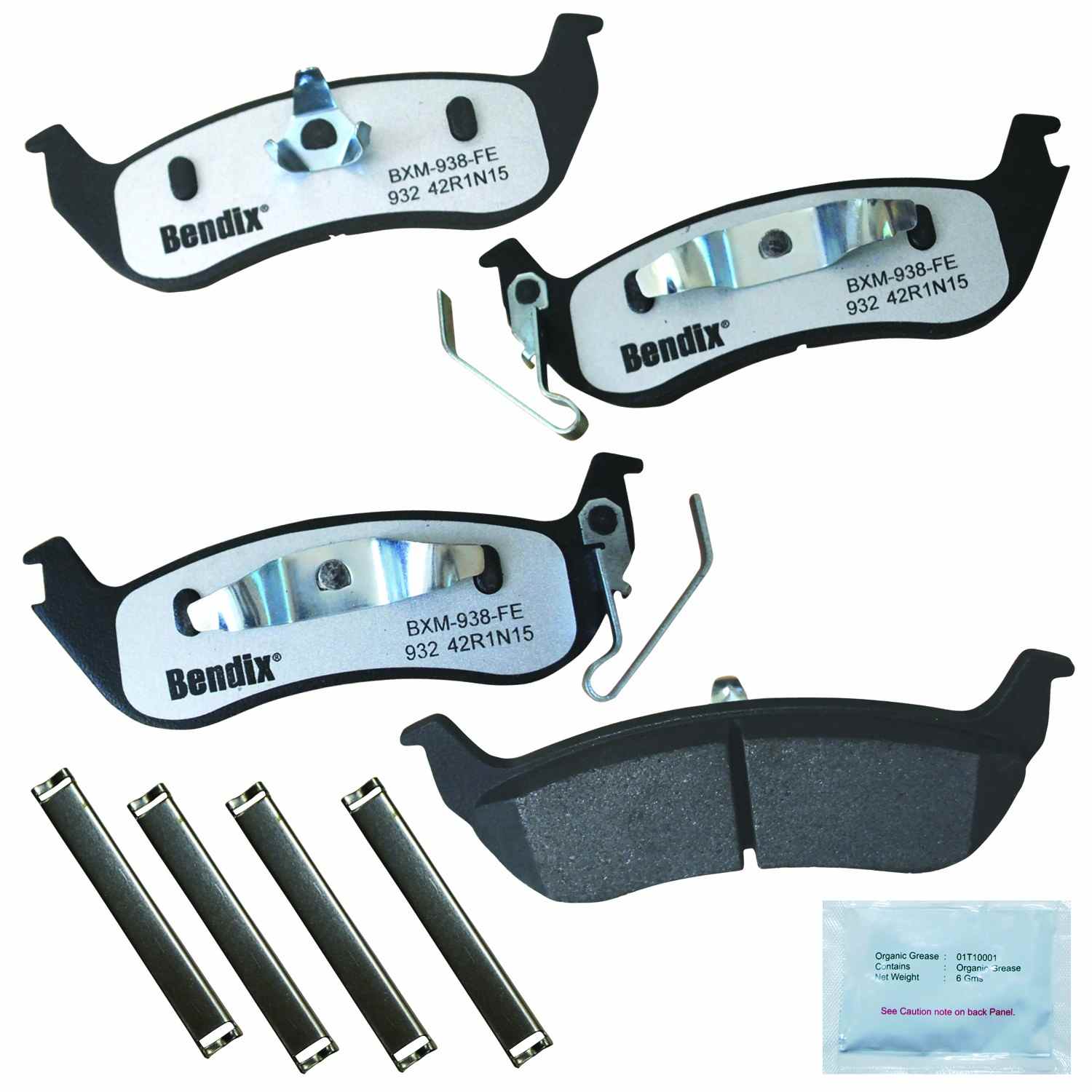 BENDIX FLEET METLOK Disc Brake Pad Set MKD932FM