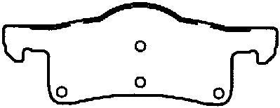 BENDIX FLEET METLOK Disc Brake Pad Set MKD935FM